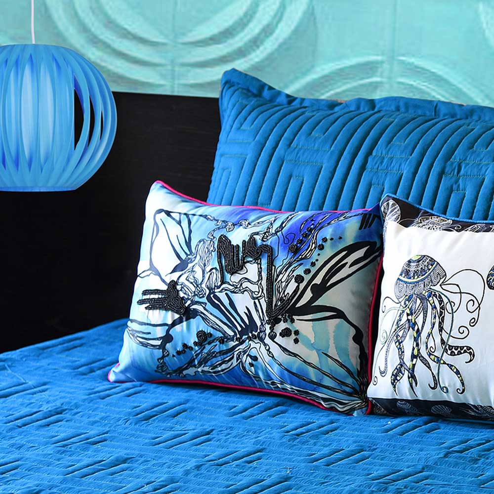 Digital Printed Cushion Cover for Sofa Car Living Room Bed Room 12" X 18"…