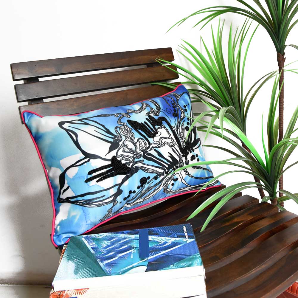 Digital Printed Cushion Cover for Sofa Car Living Room Bed Room 12" X 18"…