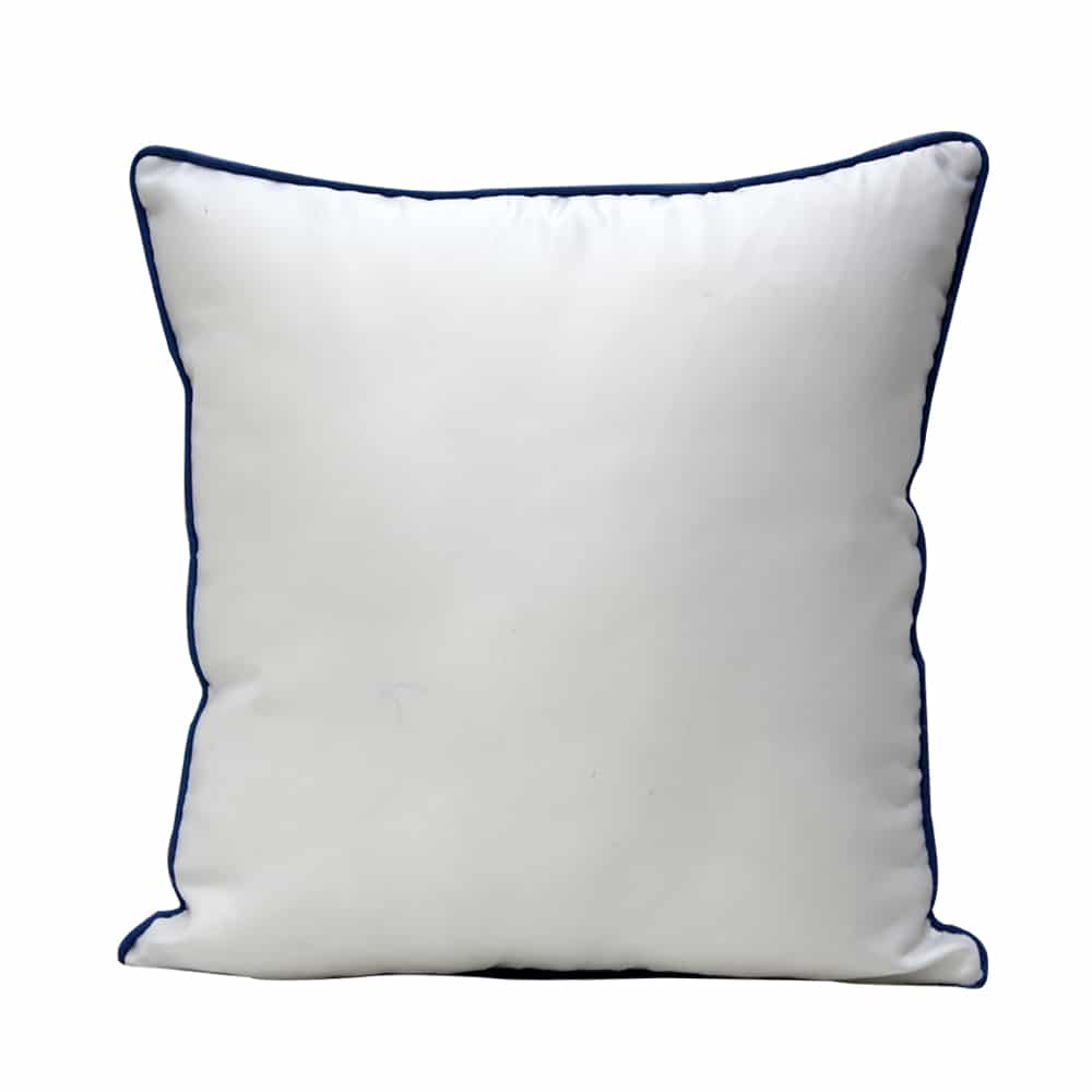 Silverbell Floral Digital Print Polyester Cushions & Cushion Cover Blue 16" X 16"…