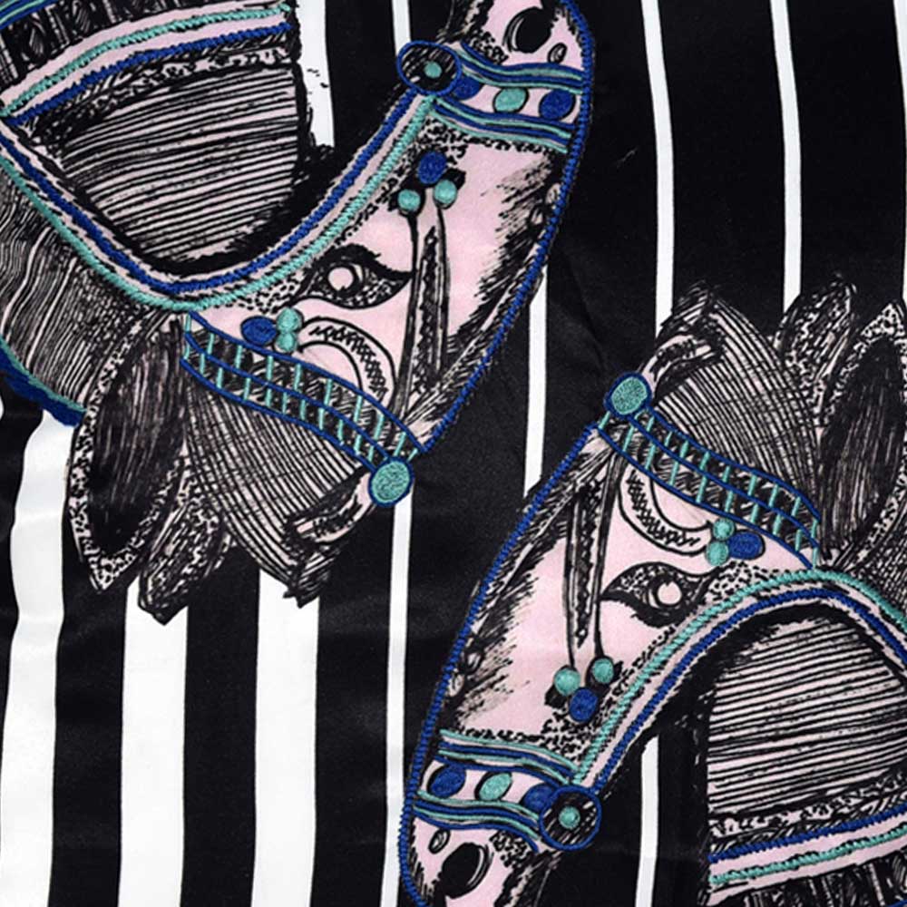 Animal Print Cushion Cover Horse Print Digital Printed Cushion Cover Best for Kid's Room Multi Colored 16" X 16"…