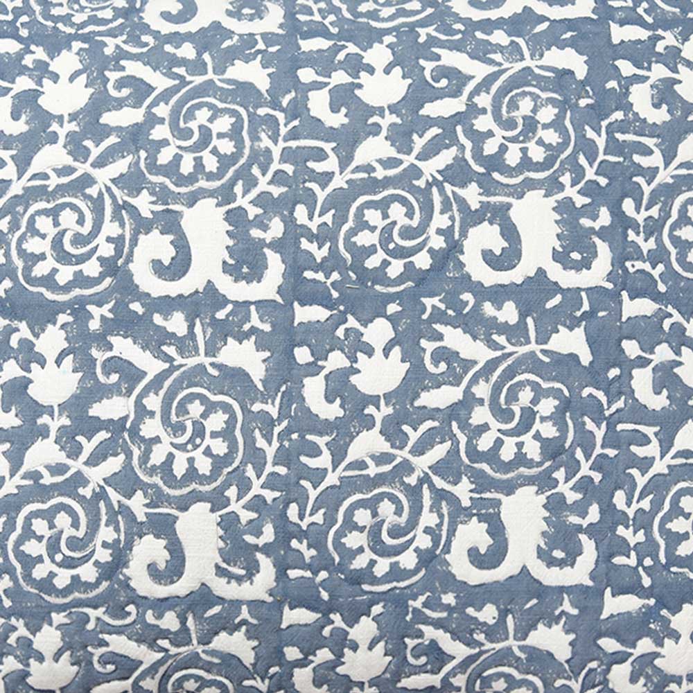 Traditional Hand Block Printed Cushion Cover 20" X 26" Drawing Room, Living Room, Garden, Patio Floral Cushion Pillow Cover…