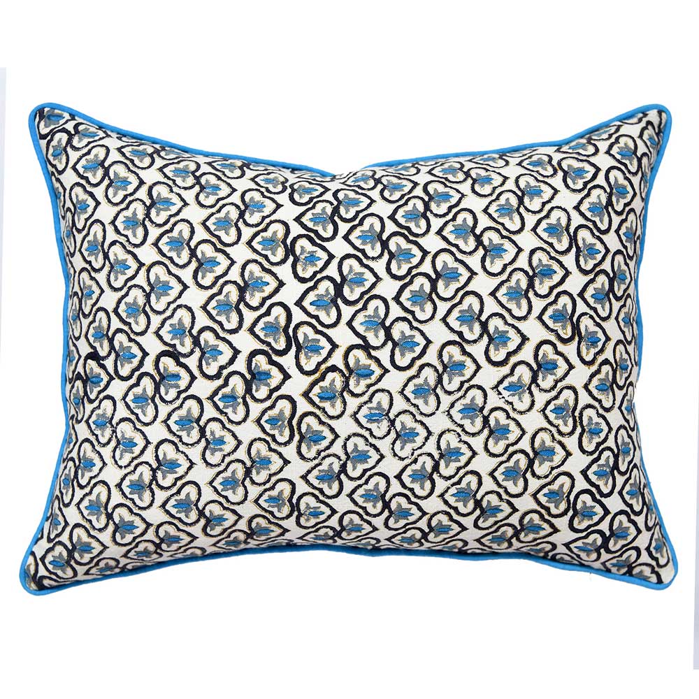 Traditional Hand Block Printed Cushion Cover 12