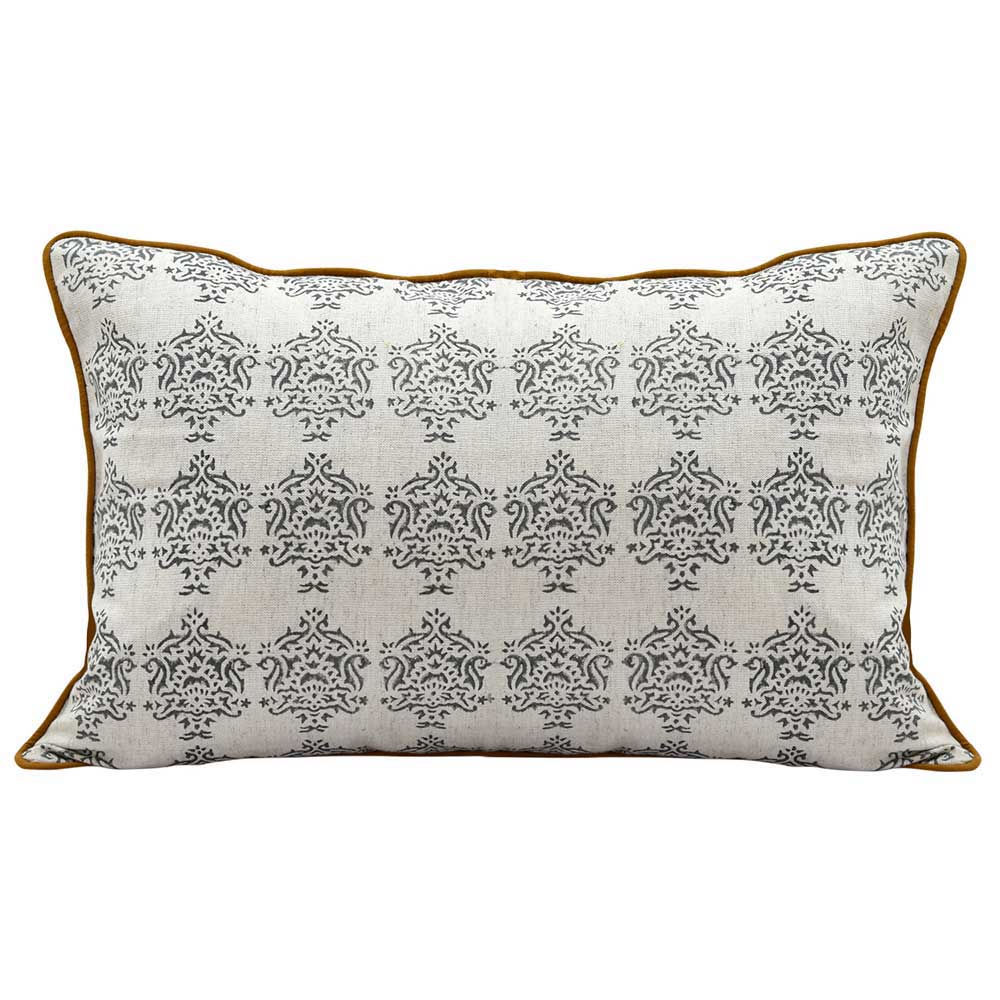 Block Printed Cushion Covers 12x18 Drawing Room, Sofa, Car, Patio, Printed Cushion Case…