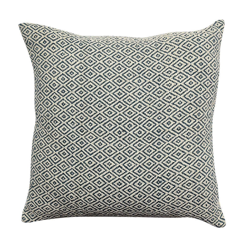 Diamond Weave Hand Woven Square Cushion Cover, Sofa Throw Pillow Cushion Case