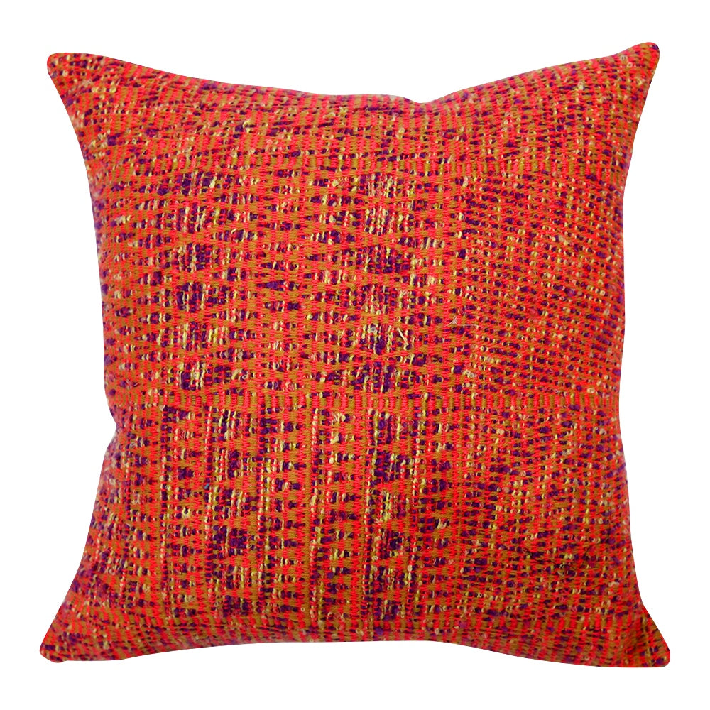 Hand Woven Groovy Boho Cushion Cover Hand Woven Decorative Pillow Sham 16"X16"…
