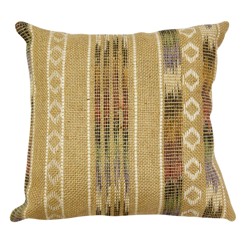 Ikat Tie Decorative Hand Woven Cushion Cover 16x16 Sofa, Dining Room, Living Room, Bedroom Hand Weaving Pillow Cushion Case…