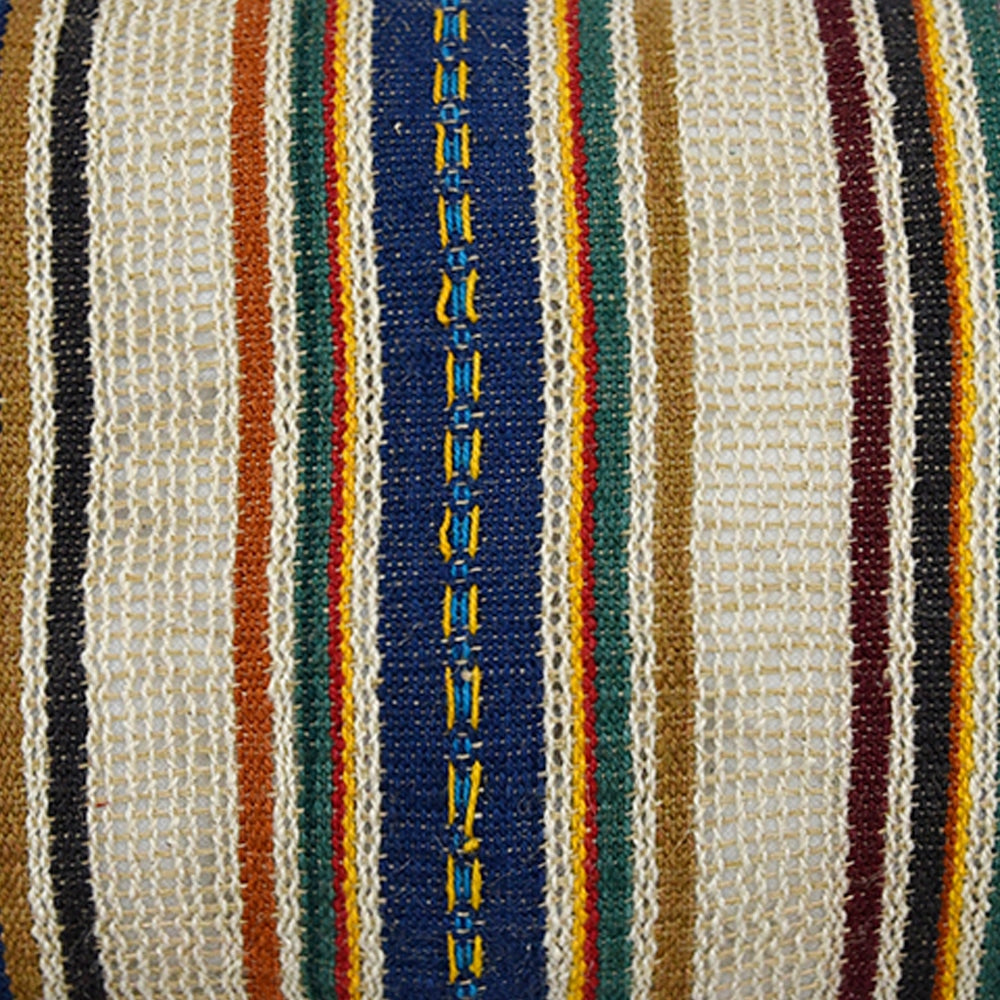 Hand Woven Stripe Cushion Covers 12x18 Designer Hand Weaving Pillow Cover…