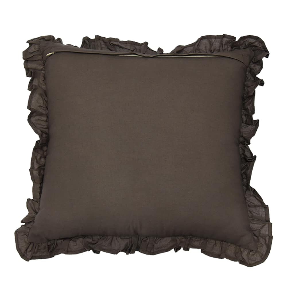 Cotton Sofa Cushion Cover 16x16 inch Brown Pillow Cushion Case…