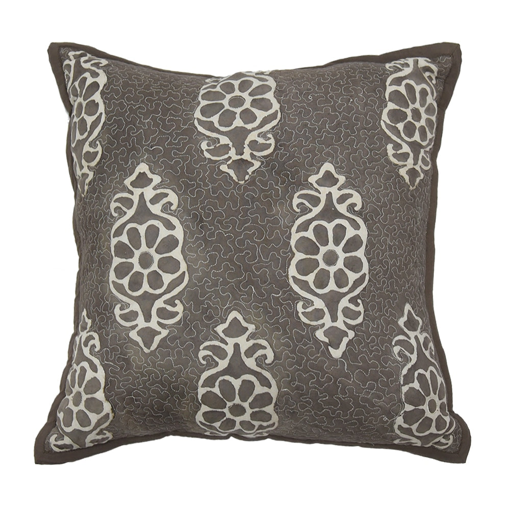 Home Decor Cotton Cushion Covers Beautiful Hand Block Dabu Printed Pillow Cases 16x16…