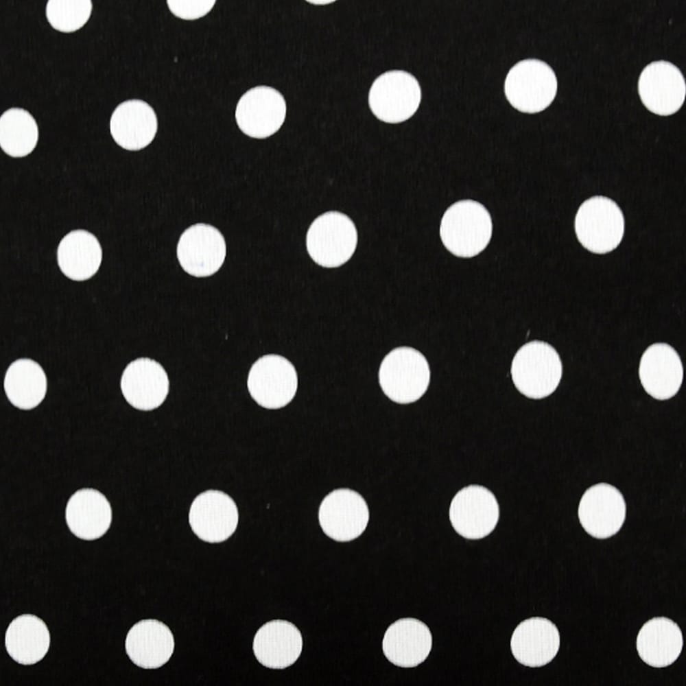 Black & White Polka Dot Cushion Cover (16"X16") Geometric Cotton Cushion Cover…