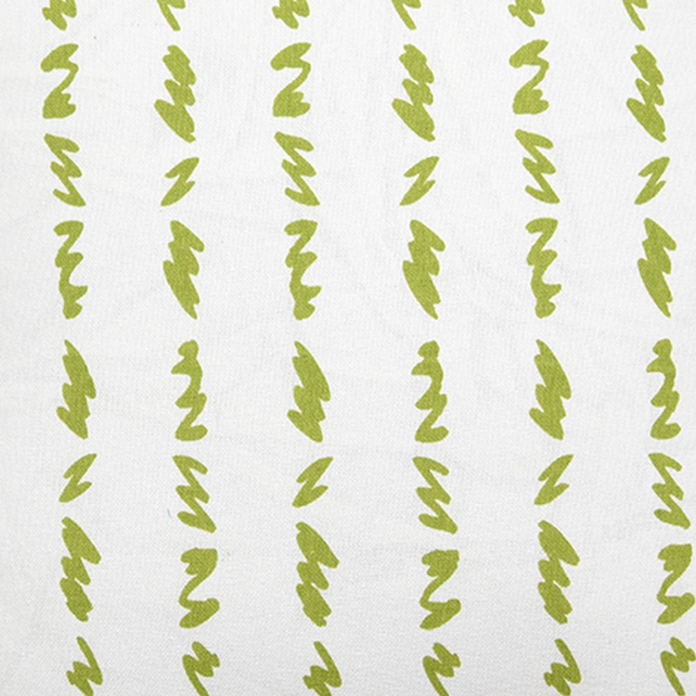 Twirled Line Green Cushion Cover 16"X16" Casement Cotton Cushion Pillow Cases Use for Patio, Garden, Outdoor, Drawing Room…