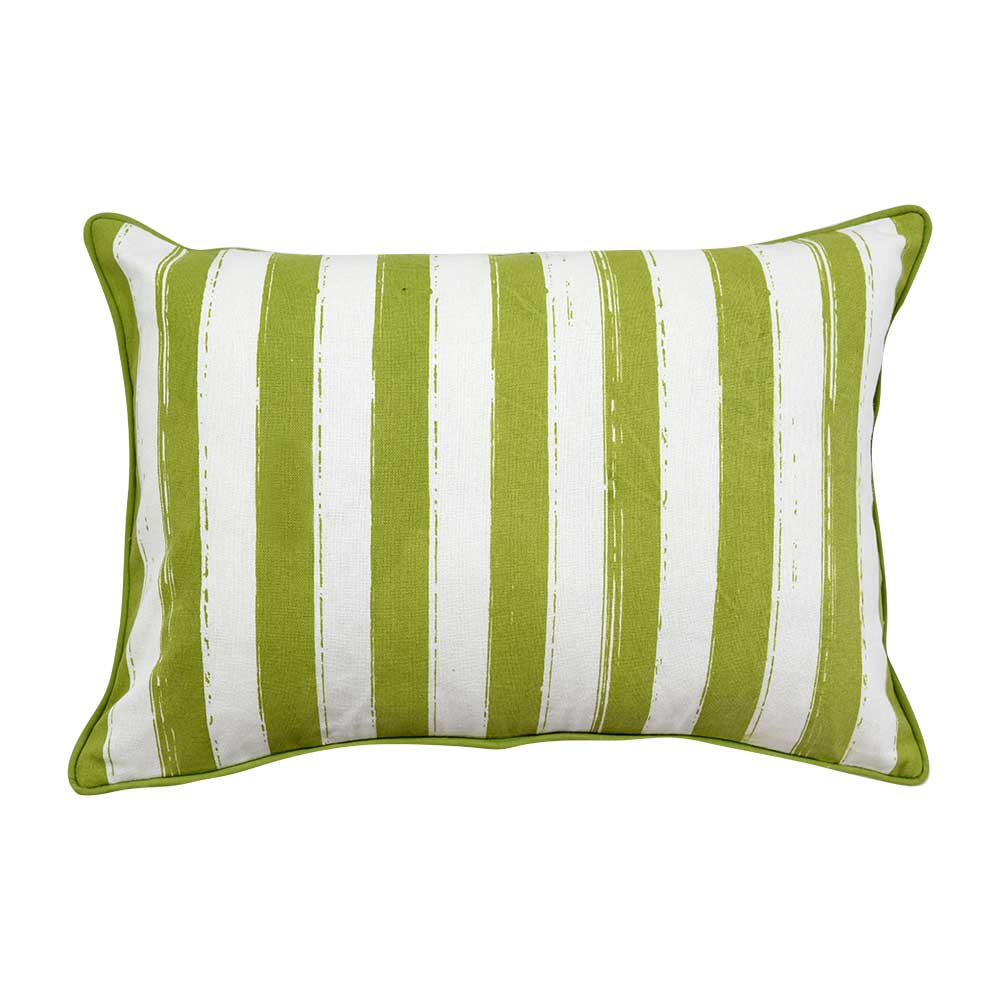 Pillow Covers Lime Green And Grey Cushions Home Decor Stripe