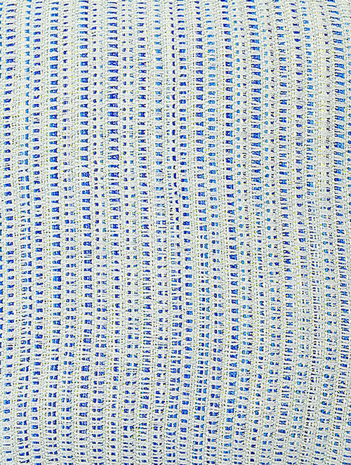 100% Cotton Hand Woven Traditional Cushion Covers with Blue Tassels 16x16