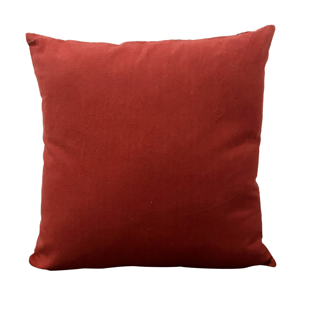 Floral Ajrakh Printed Sofa Cushion Cover Decorative Pillow Case 16x16, Maroon…
