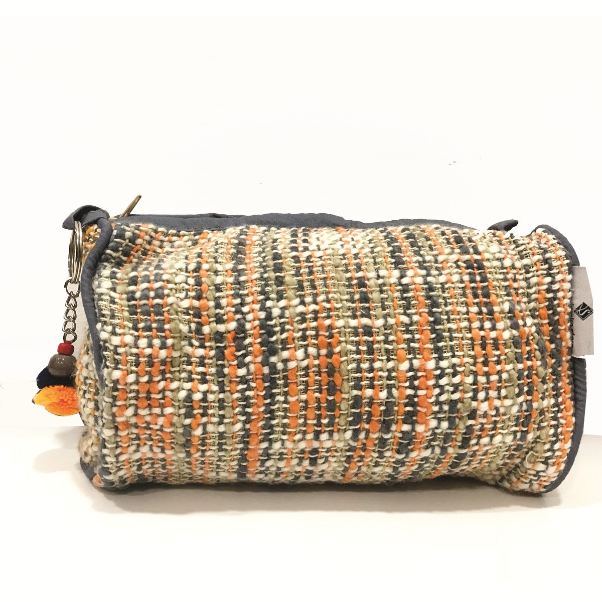 Multicolour Cotton quilted Make Up Case Jewelry Pouch Quilted Travel Bag