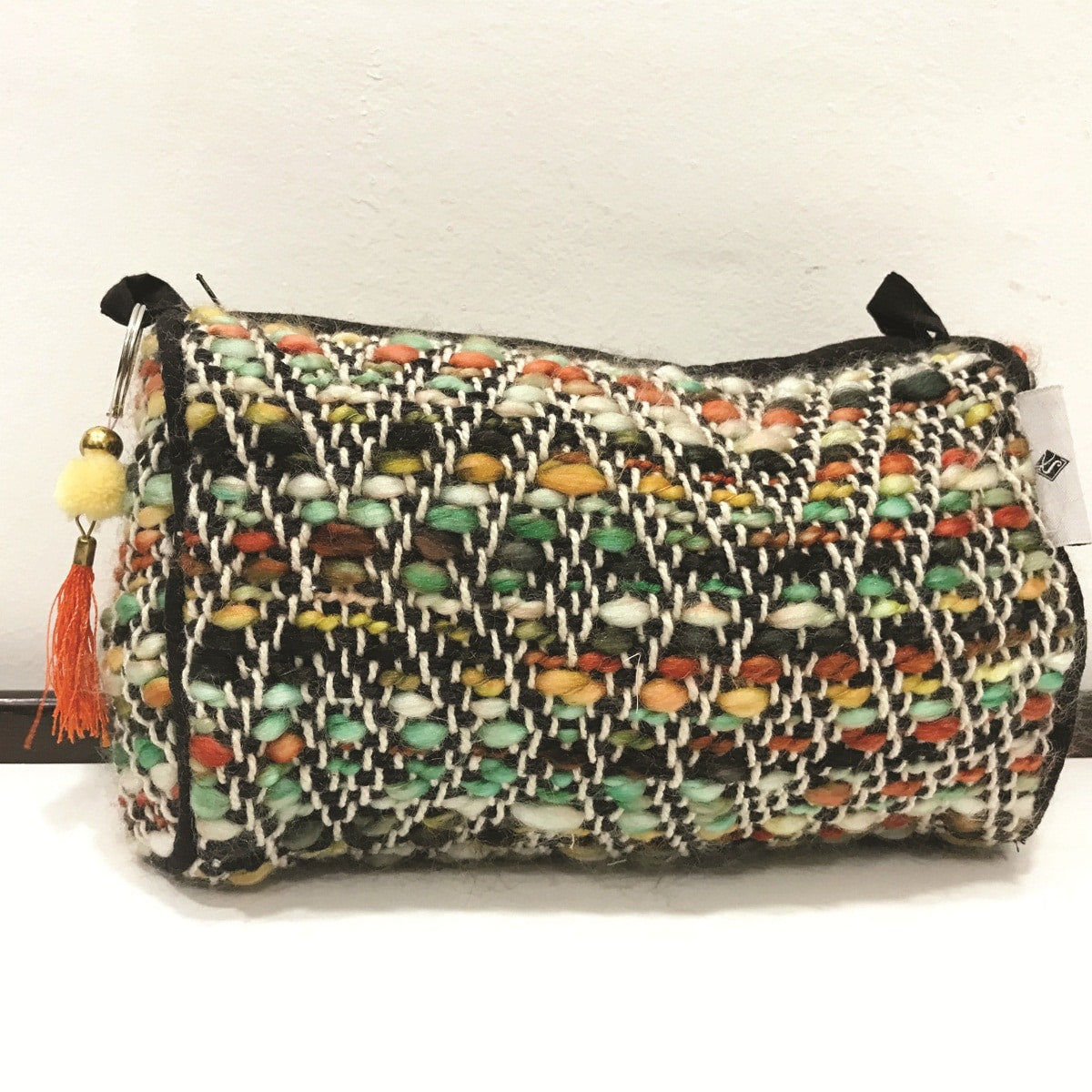 Multi Color handwoven Make Up Case Handmade Jewellery Pouch Travel Bag