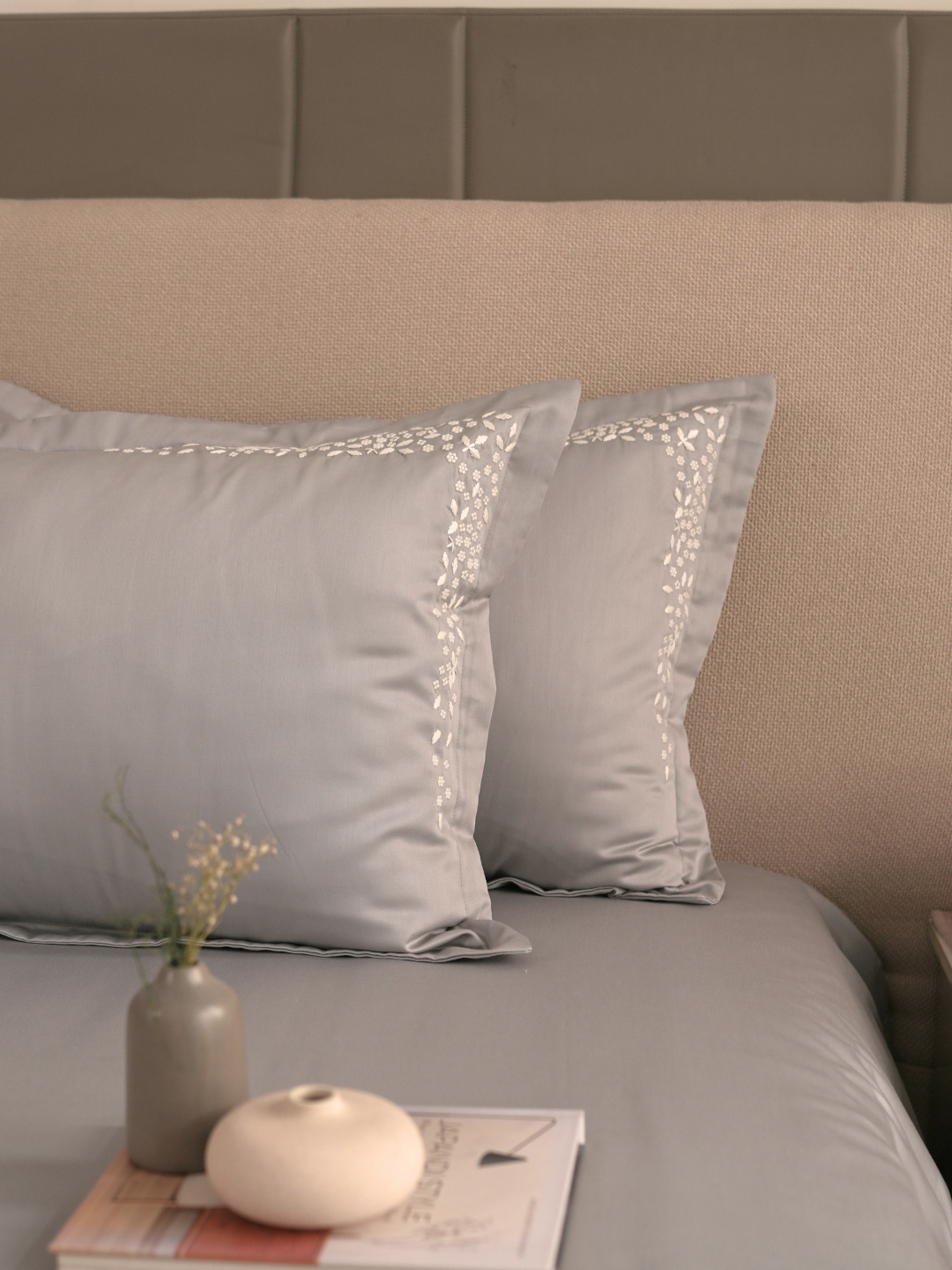 600TC Cotton Mavin Grey Beyond Bedsheet Set