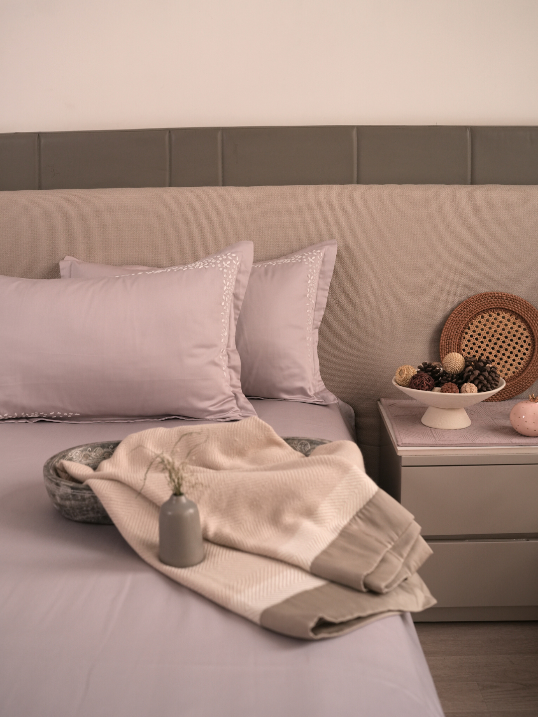 600TC Cotton Mavin Lavender Beyond Bedsheet Set
