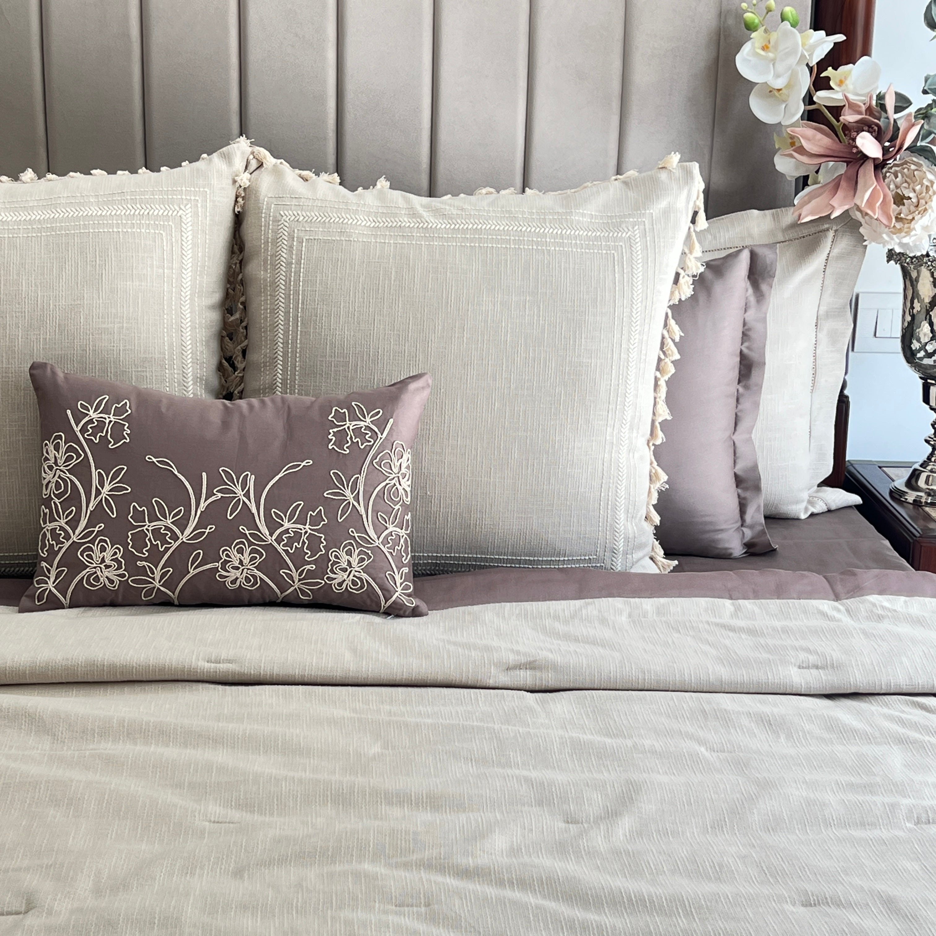 Heritage Beige Bedding Set (9 PC Set)