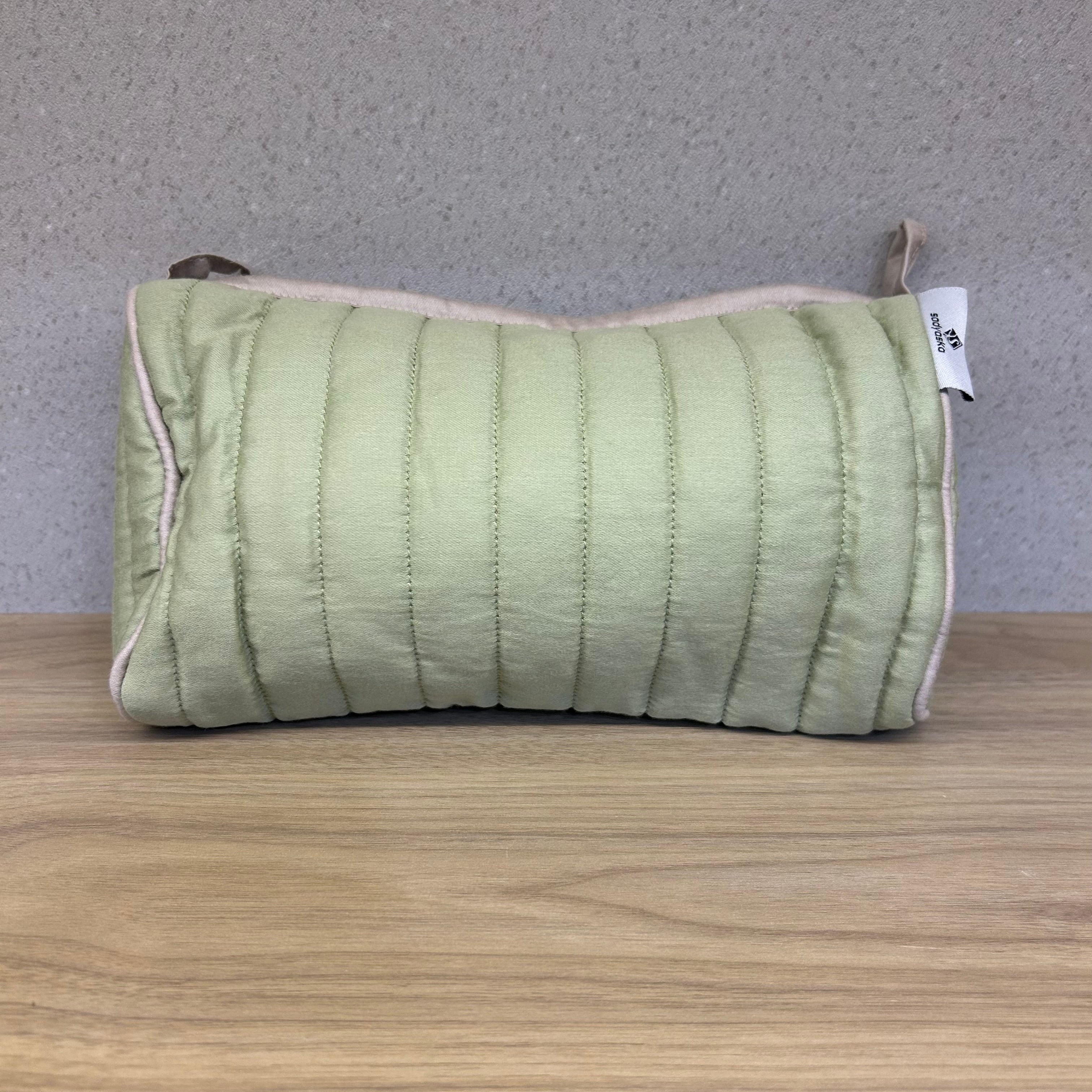 Lime Green Quilted Wedding Jewelry Pouch Cosmetic Make Up Case Handmade Quilt Multifunction Storage