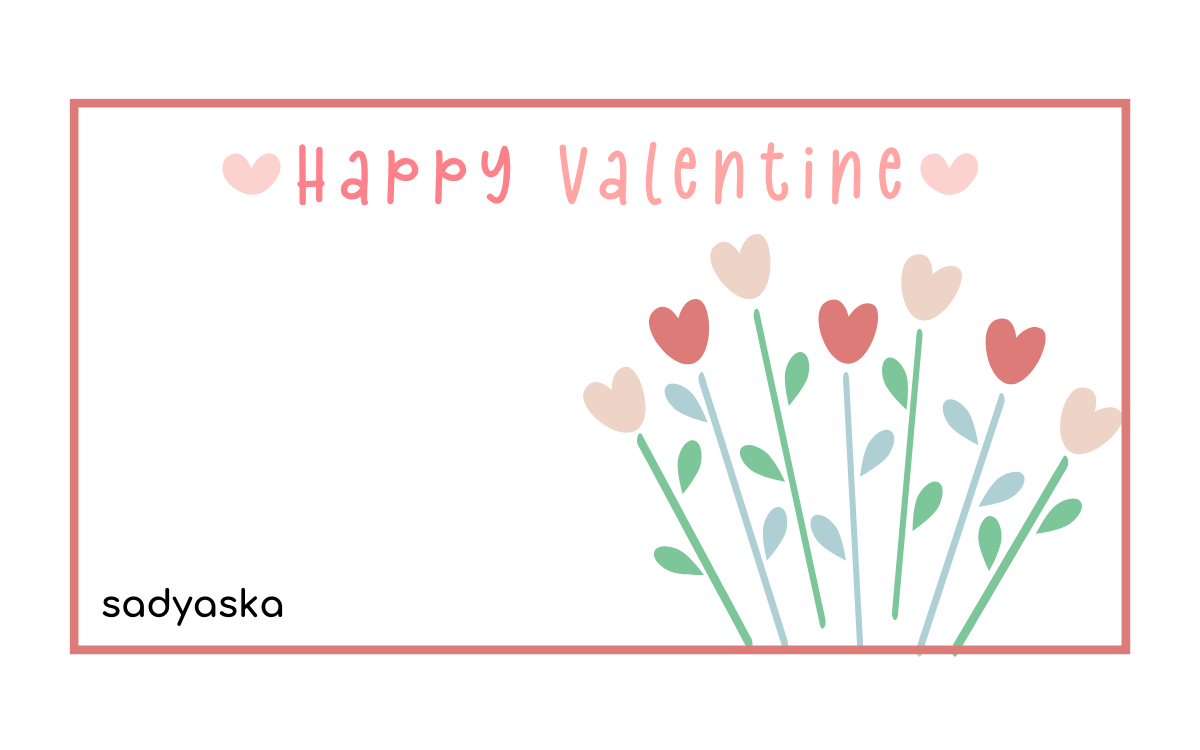 Valentine's Day Sadyaska Gift Card