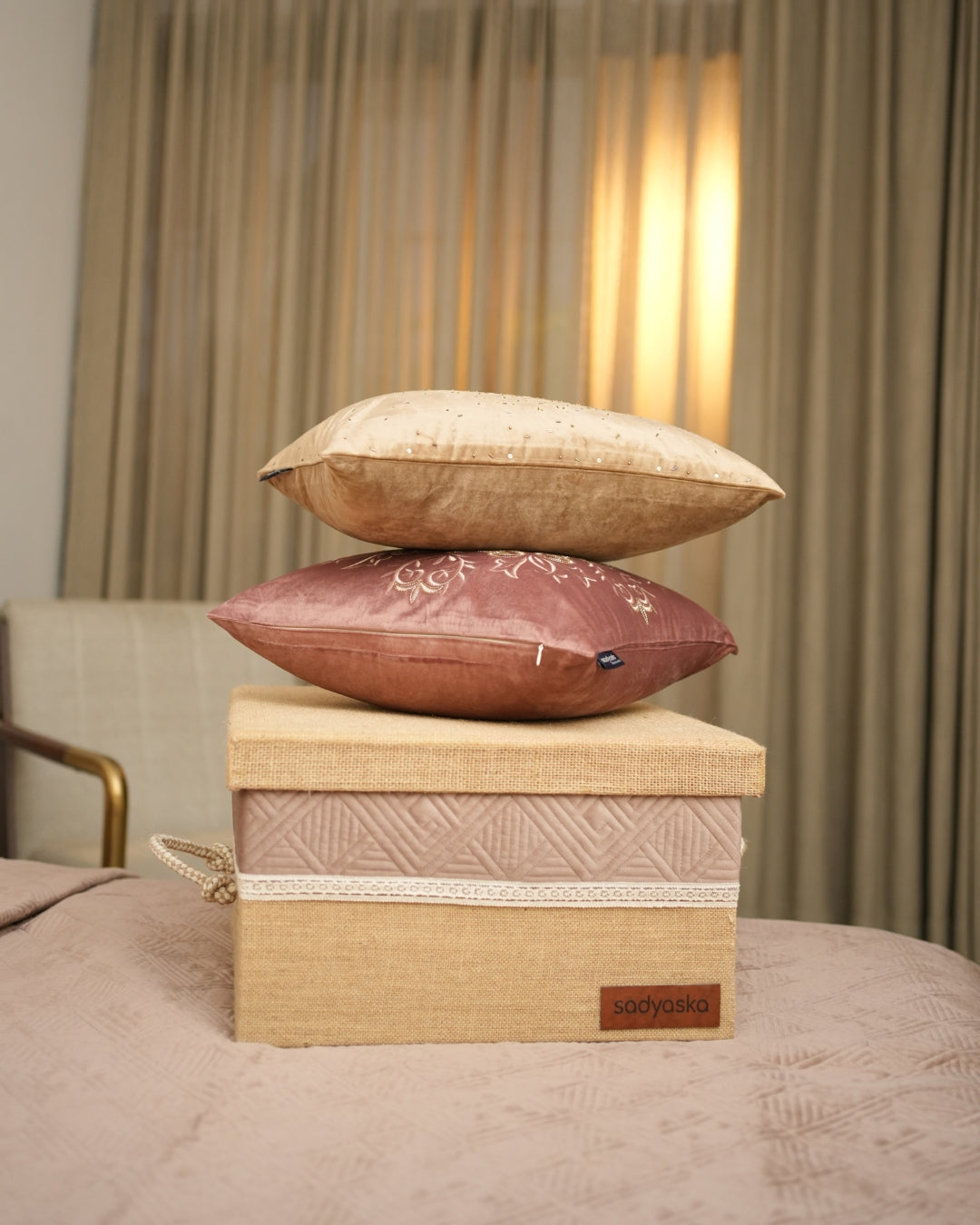 Fiona Mousse Velvet Trousseau Set (10 PC Set)