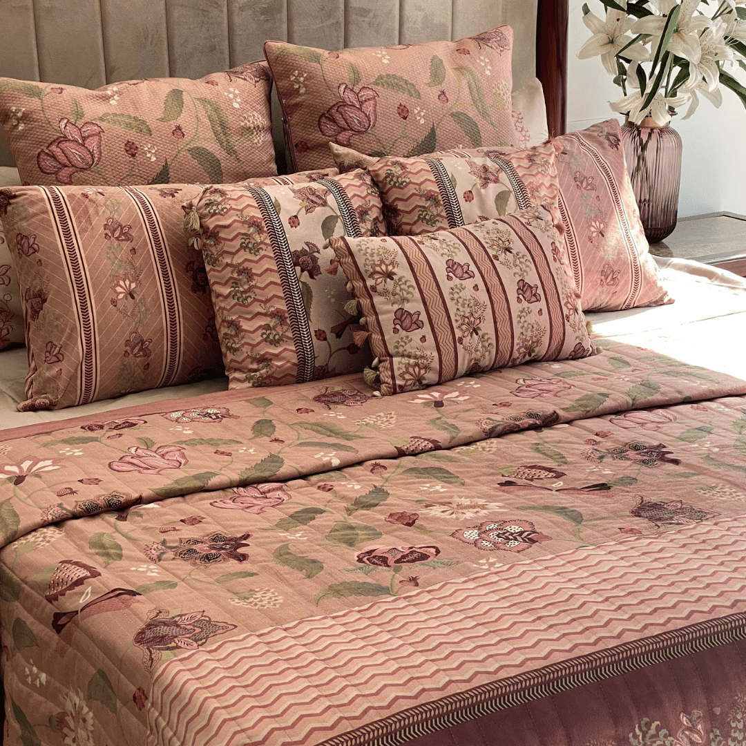 Gulzar Blush Trousseau Set (15 PC Set)