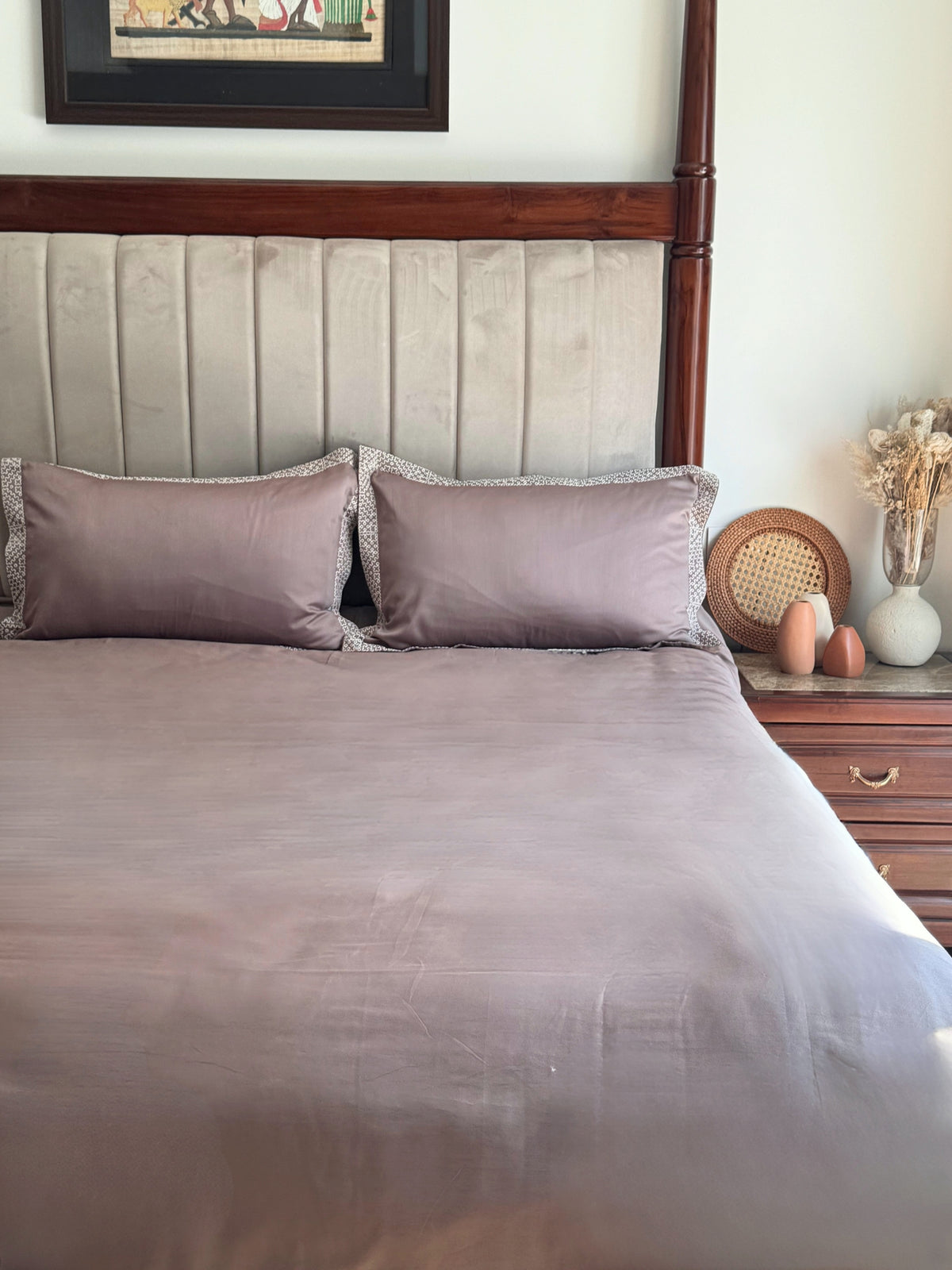 Eden Taupe Bedsheet Set