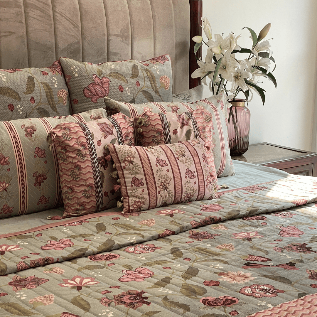 Gulzar Sage Green Trousseau Set (15 PC Set)
