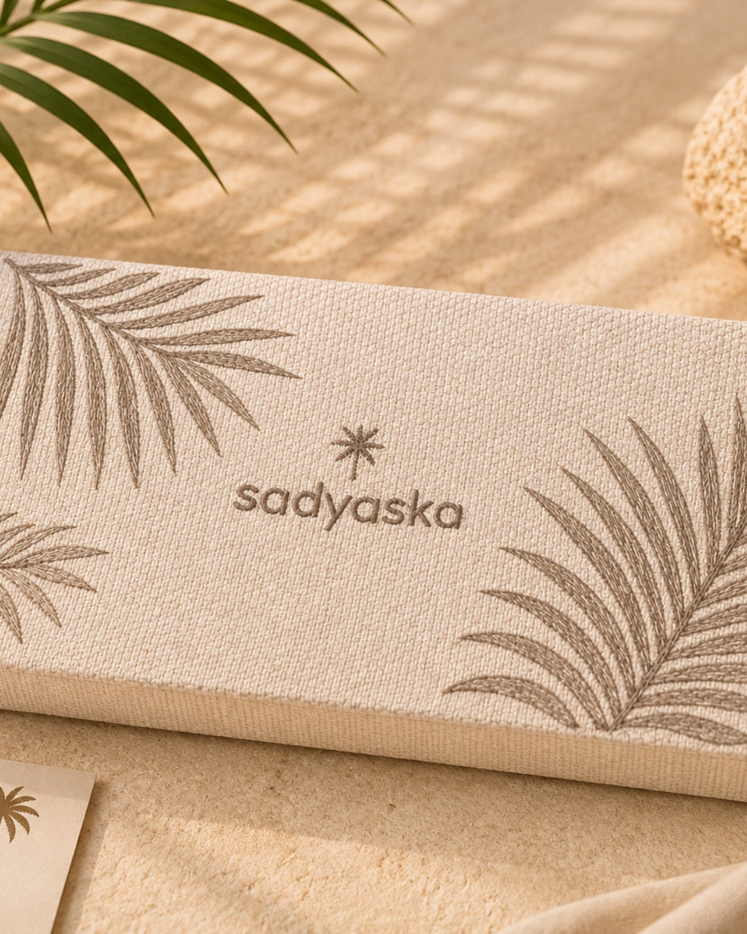 Beige Linen Napkin Box Set (9 Pc Set)