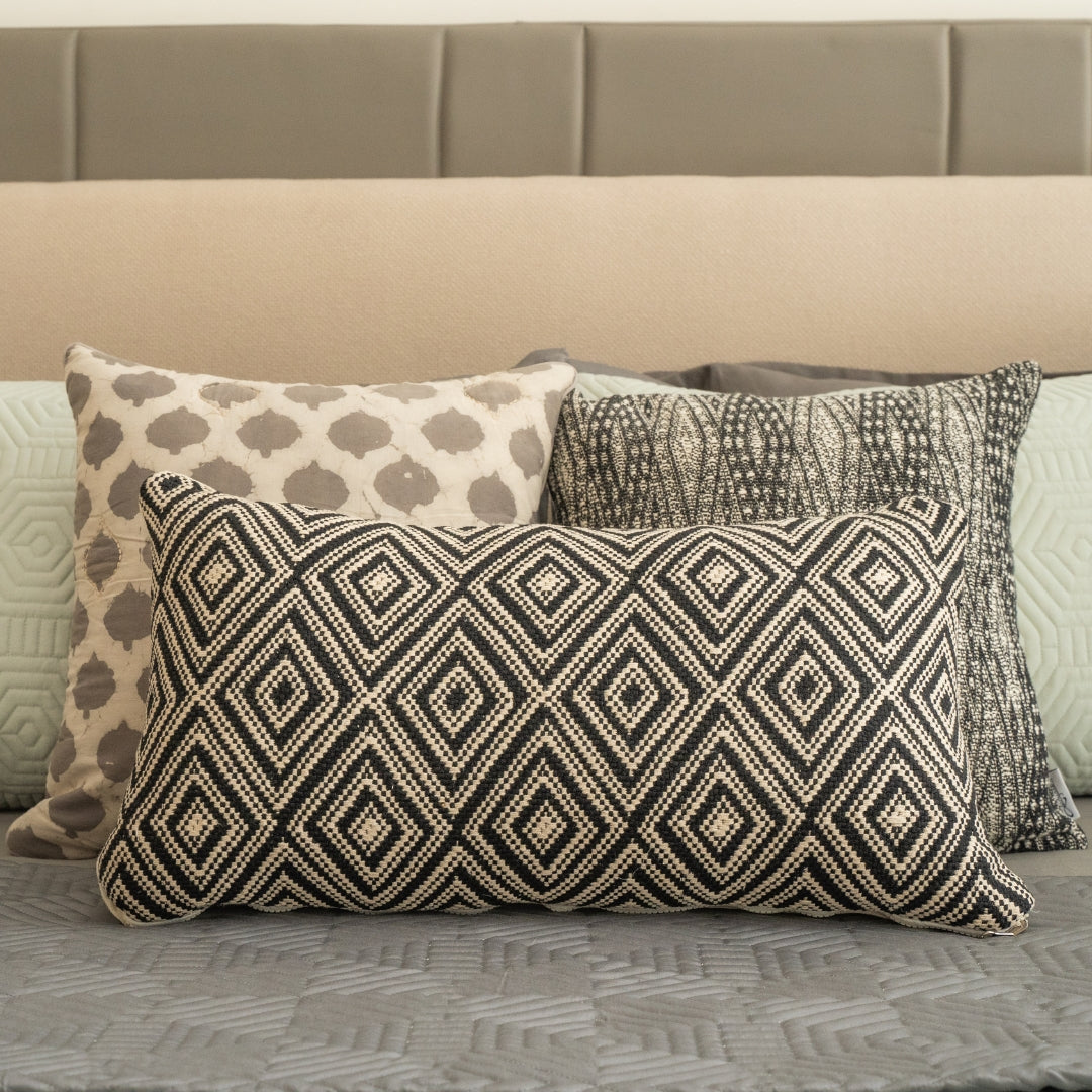 Home Décor Black Cushion Cover 16x16