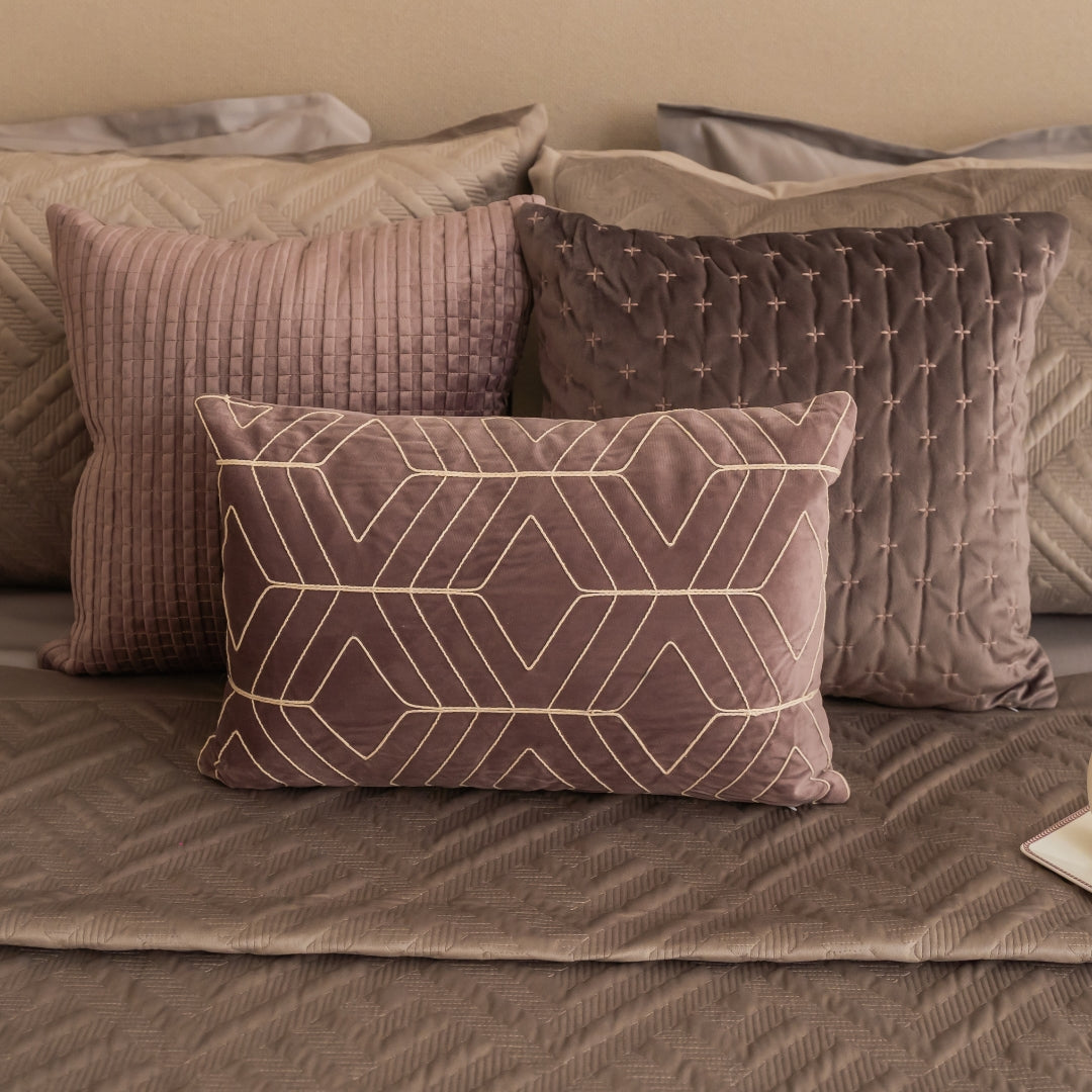 Decorative Sparkle Mousse Velvet Cushion Cover 16x16