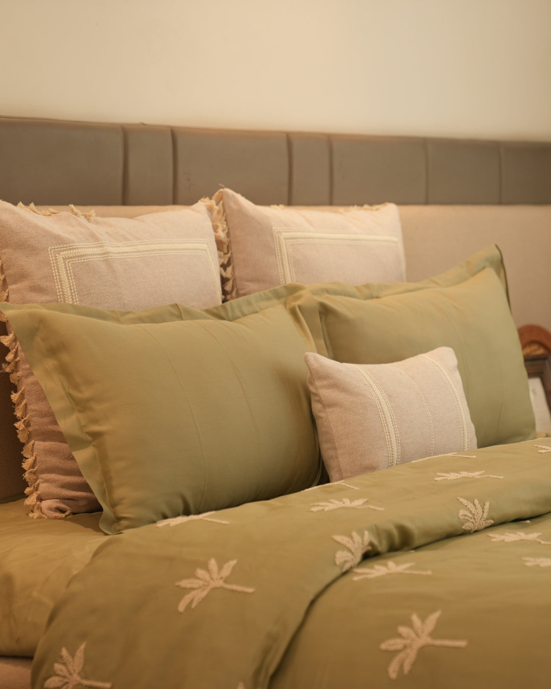 THE PALM Duvet Cover Bedding Set (9 PC Set)