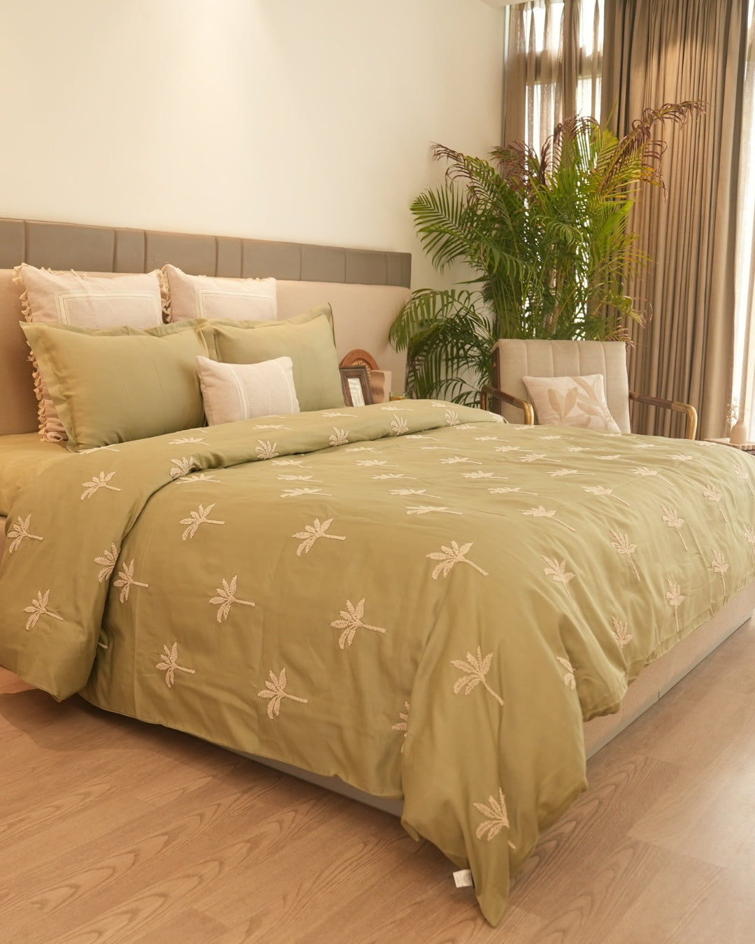 THE PALM Duvet Cover Bedding Set (9 PC Set)