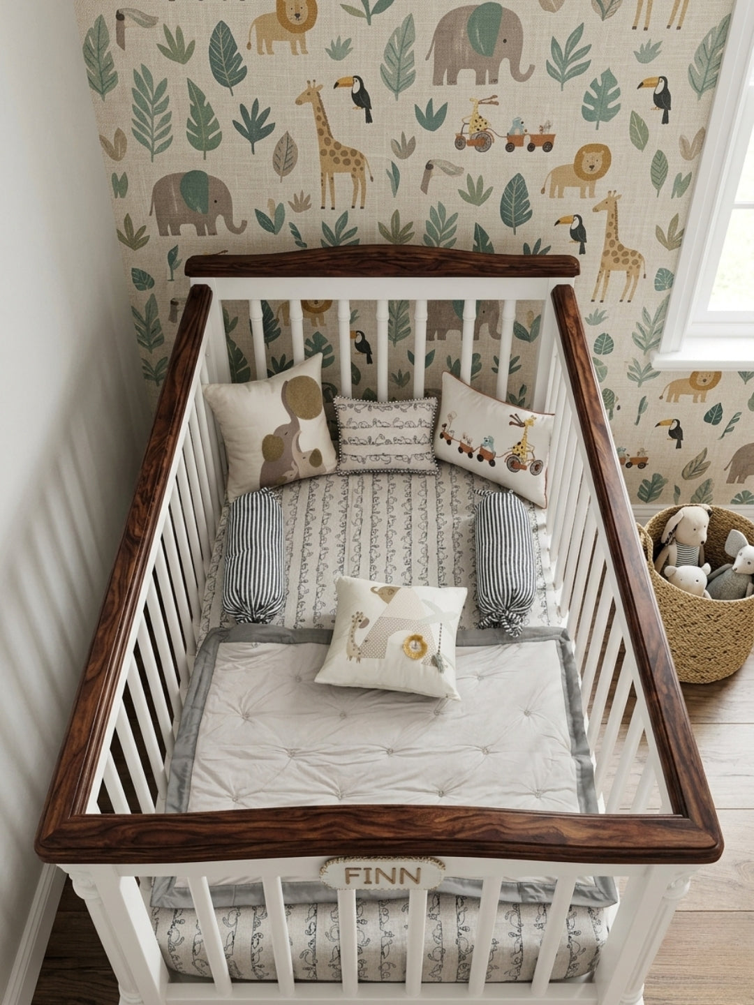 Wild Wonders Baby Bedding Set (9 PC Set)