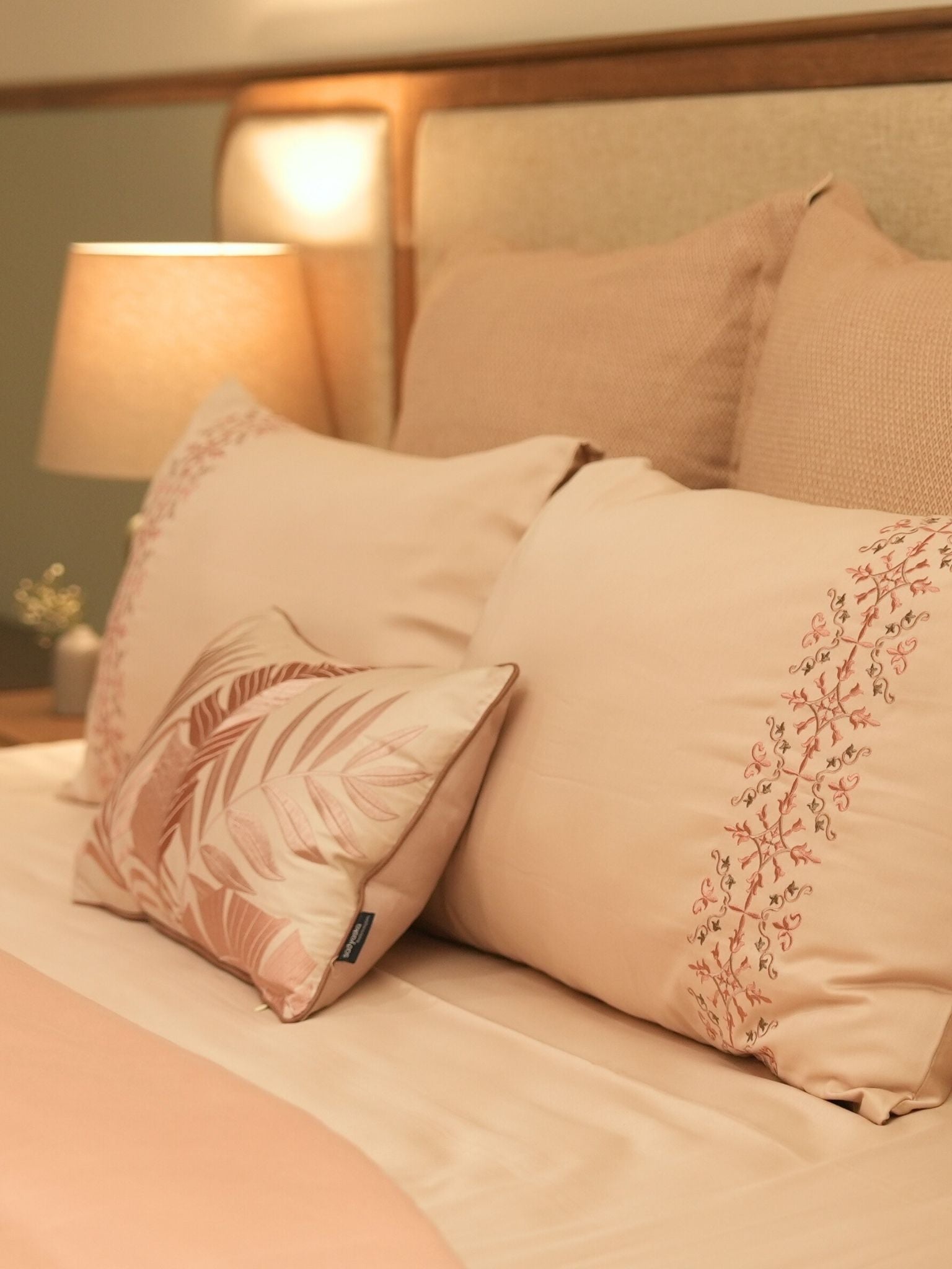 Luna Oasis Rose Bedding Set (12 PC Set)