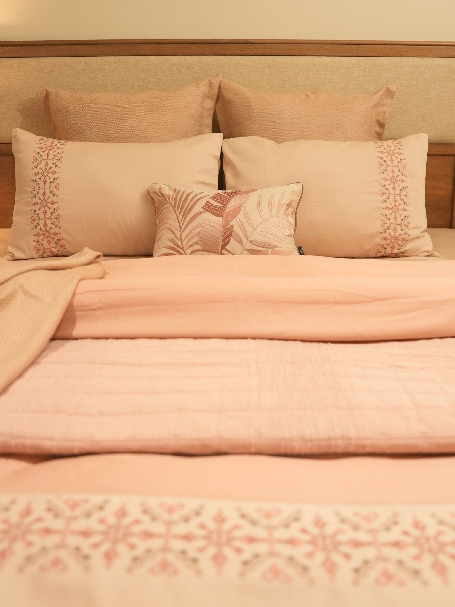 Luna Oasis Rose Bedding Set (12 PC Set)