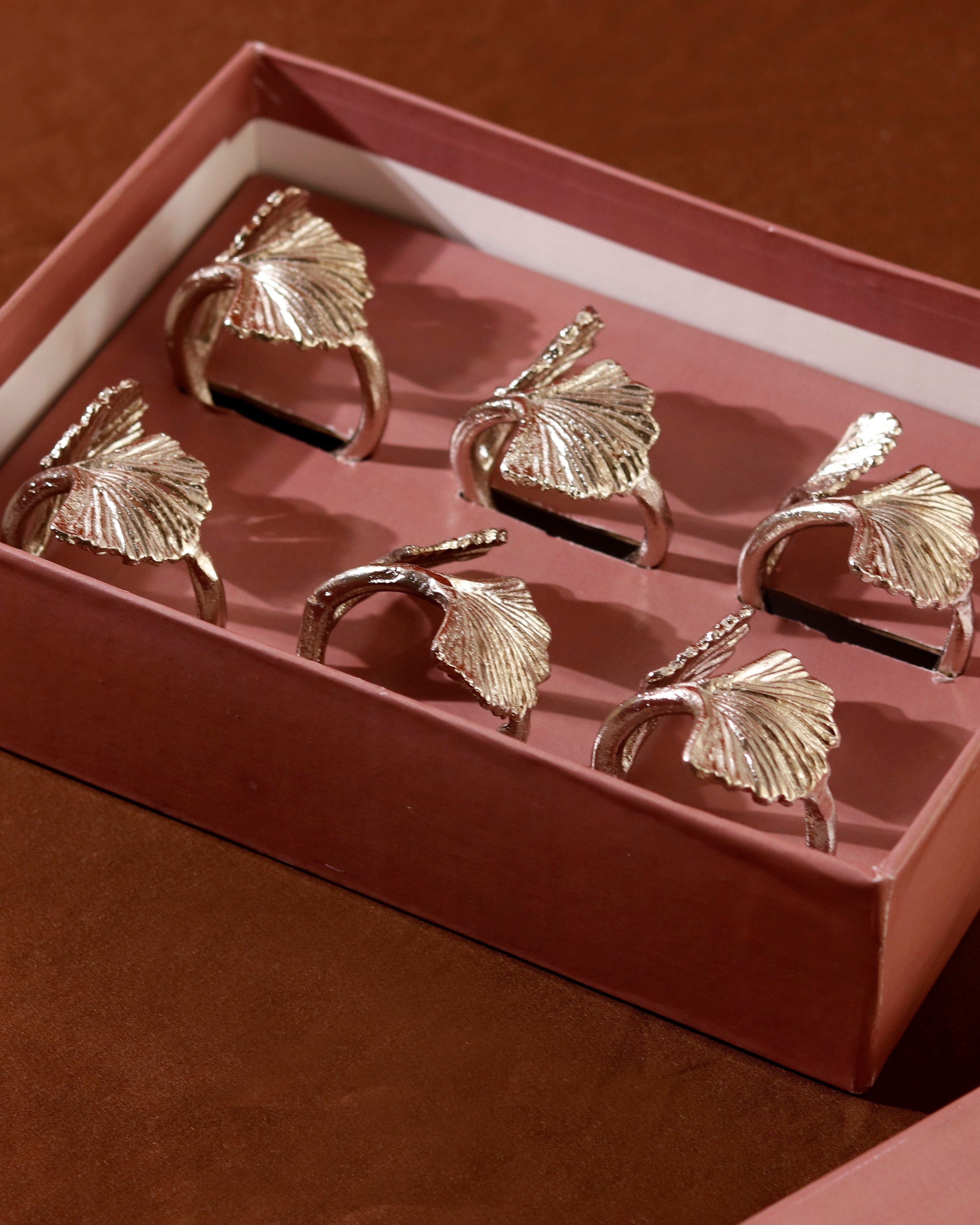 Elm Napkin Rings Set of Six