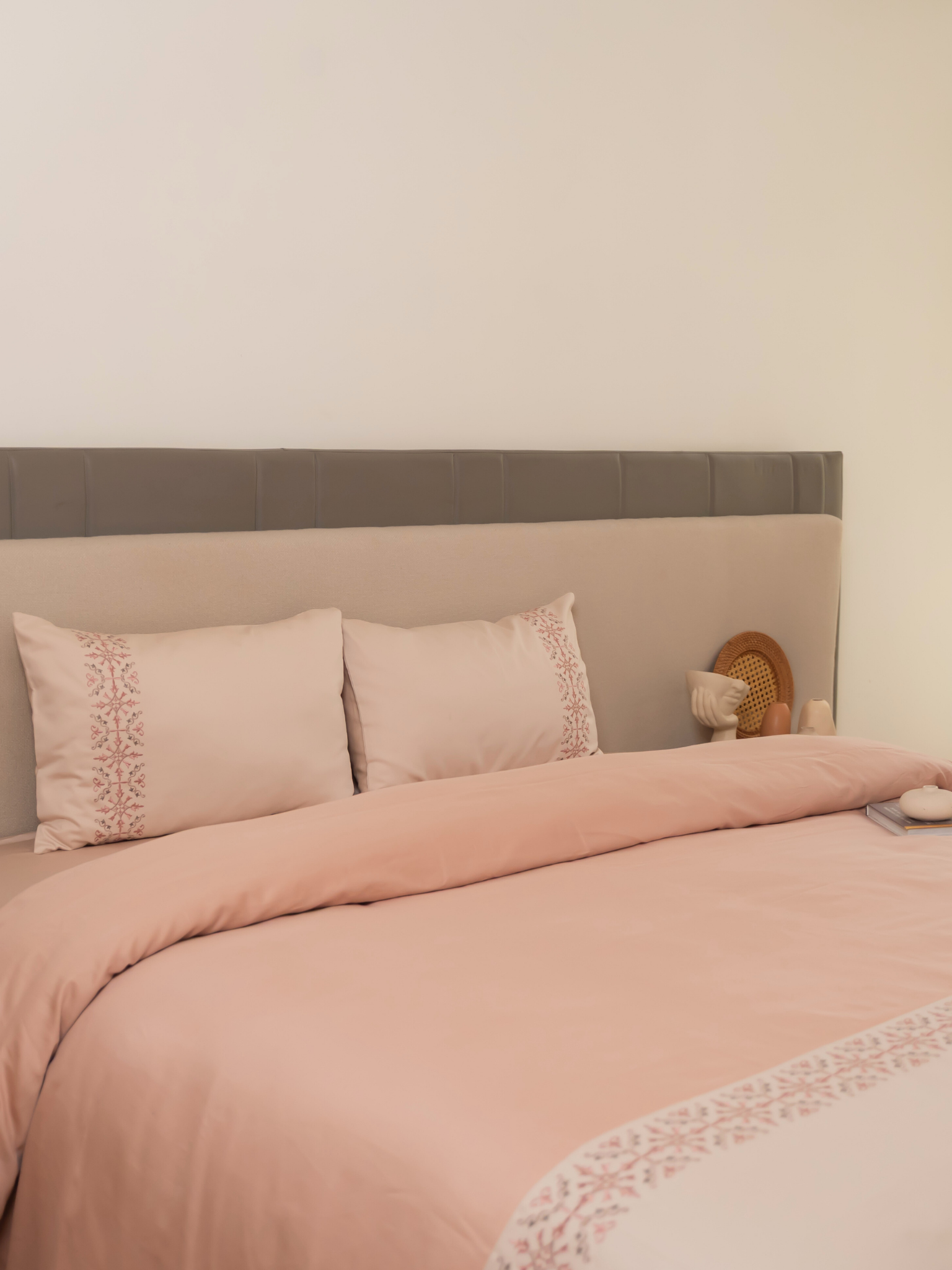 Luna Buff Rose Dreams Duvet Cover