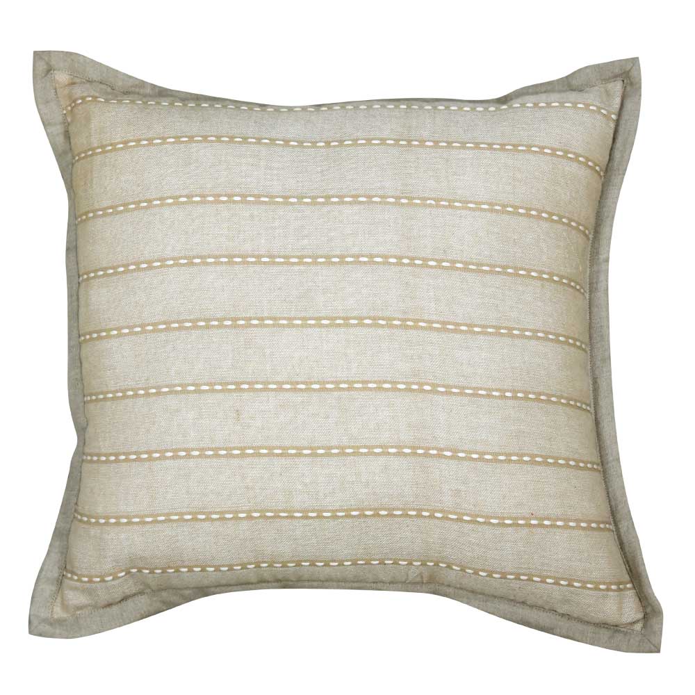 Home Decor Embroidered Cotton Cushion Cover 16X16(Inch)
