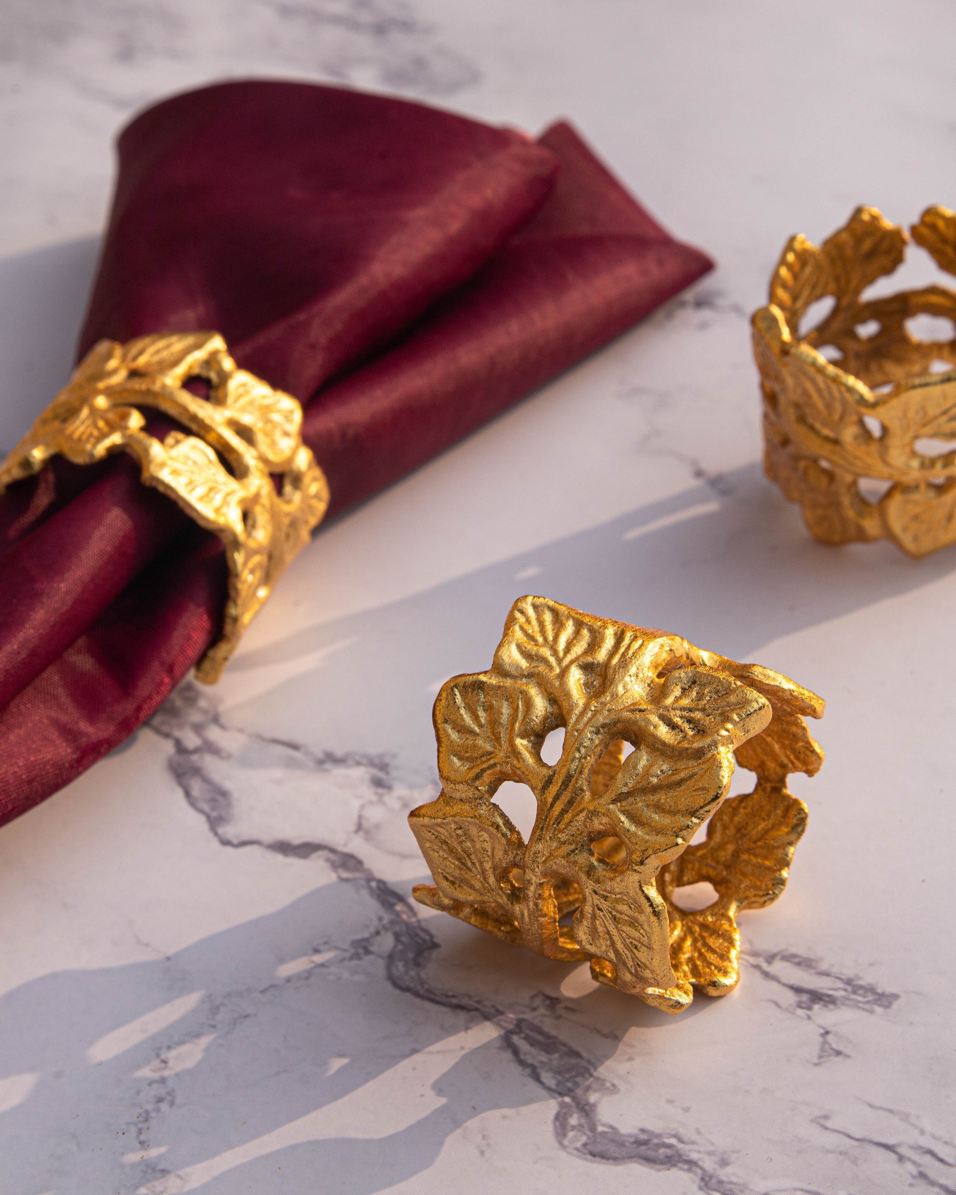 Auric Napkin Rings Set of Six