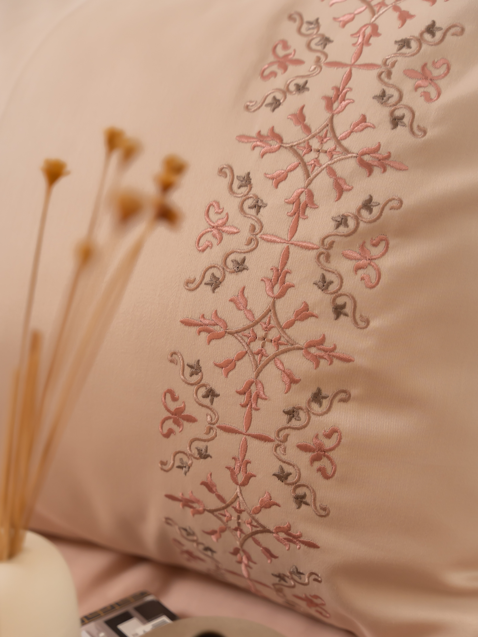 Luna Buff Rose Dreams Duvet Cover Set