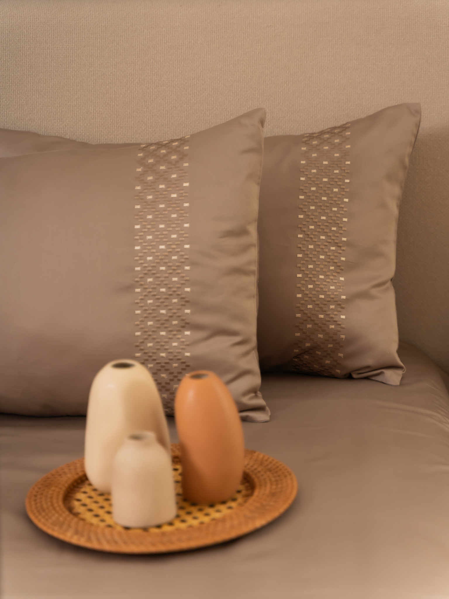 Tessa Mocha Beige Dreams Duvet Cover Set