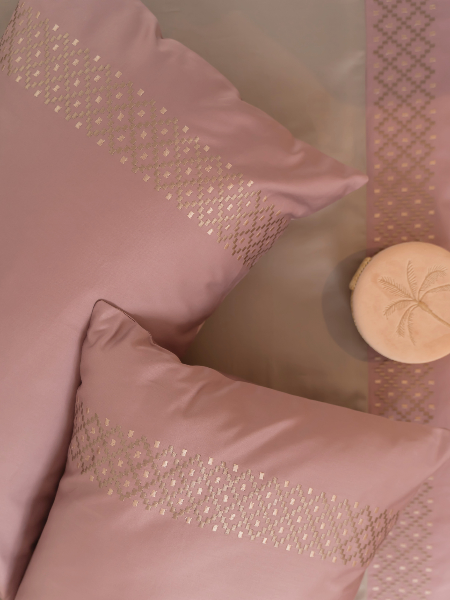 Tessa Old Rose Olive Grey Dreams Duvet Cover