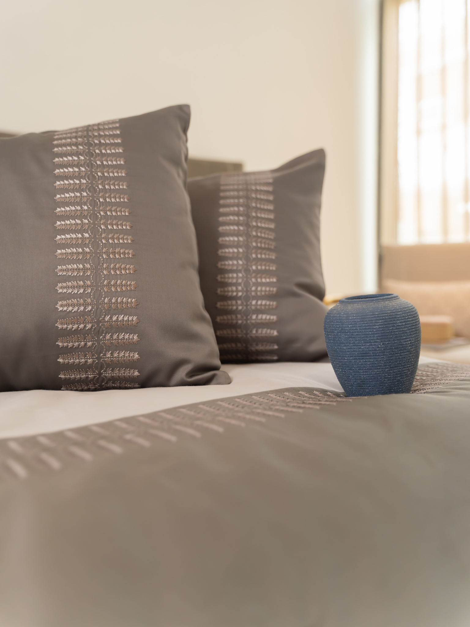 Elise Elephant Grey Sandstone Grey Dreams Duvet Cover