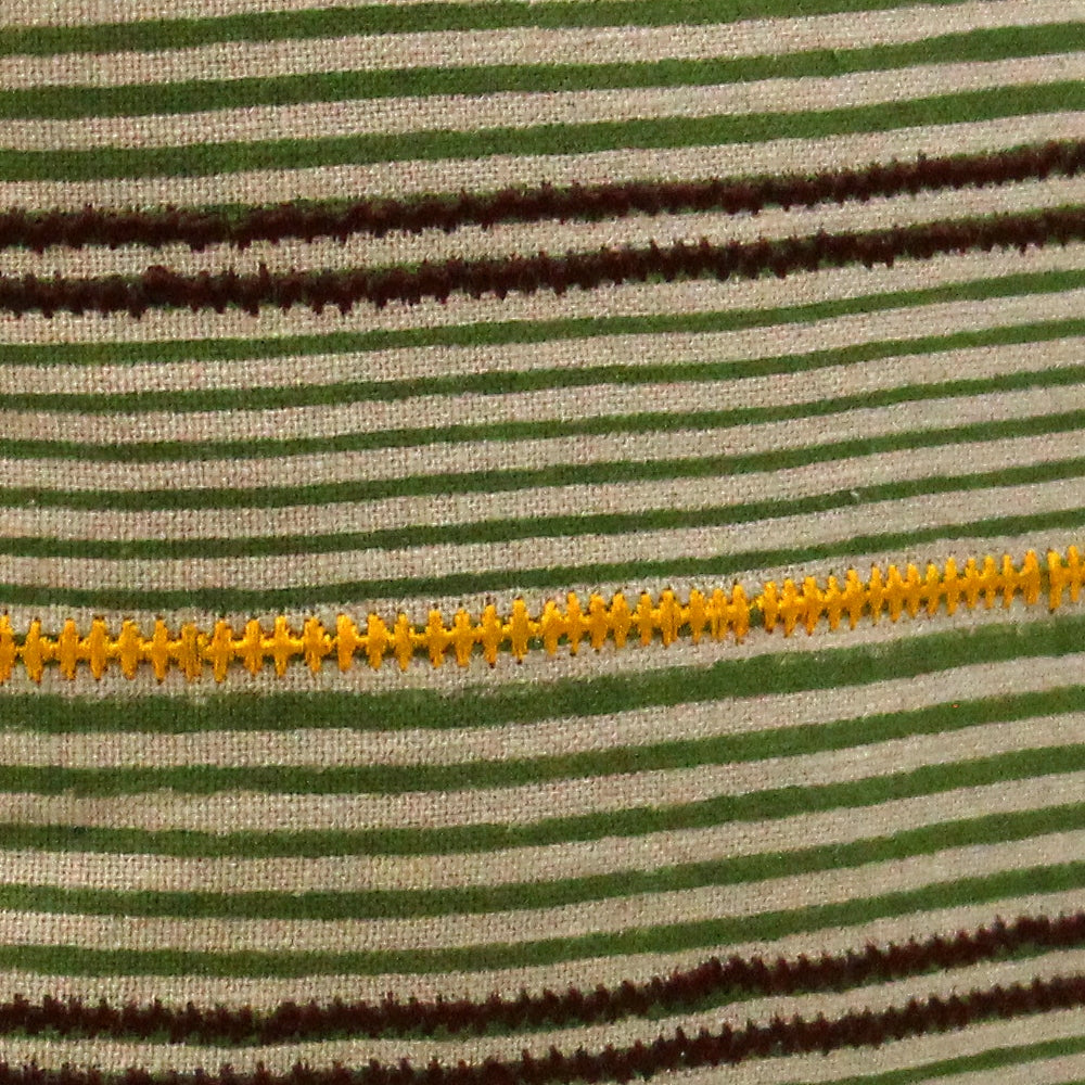 Multi Color Handmade Cotton Cushion Cover (12" X 18")…
