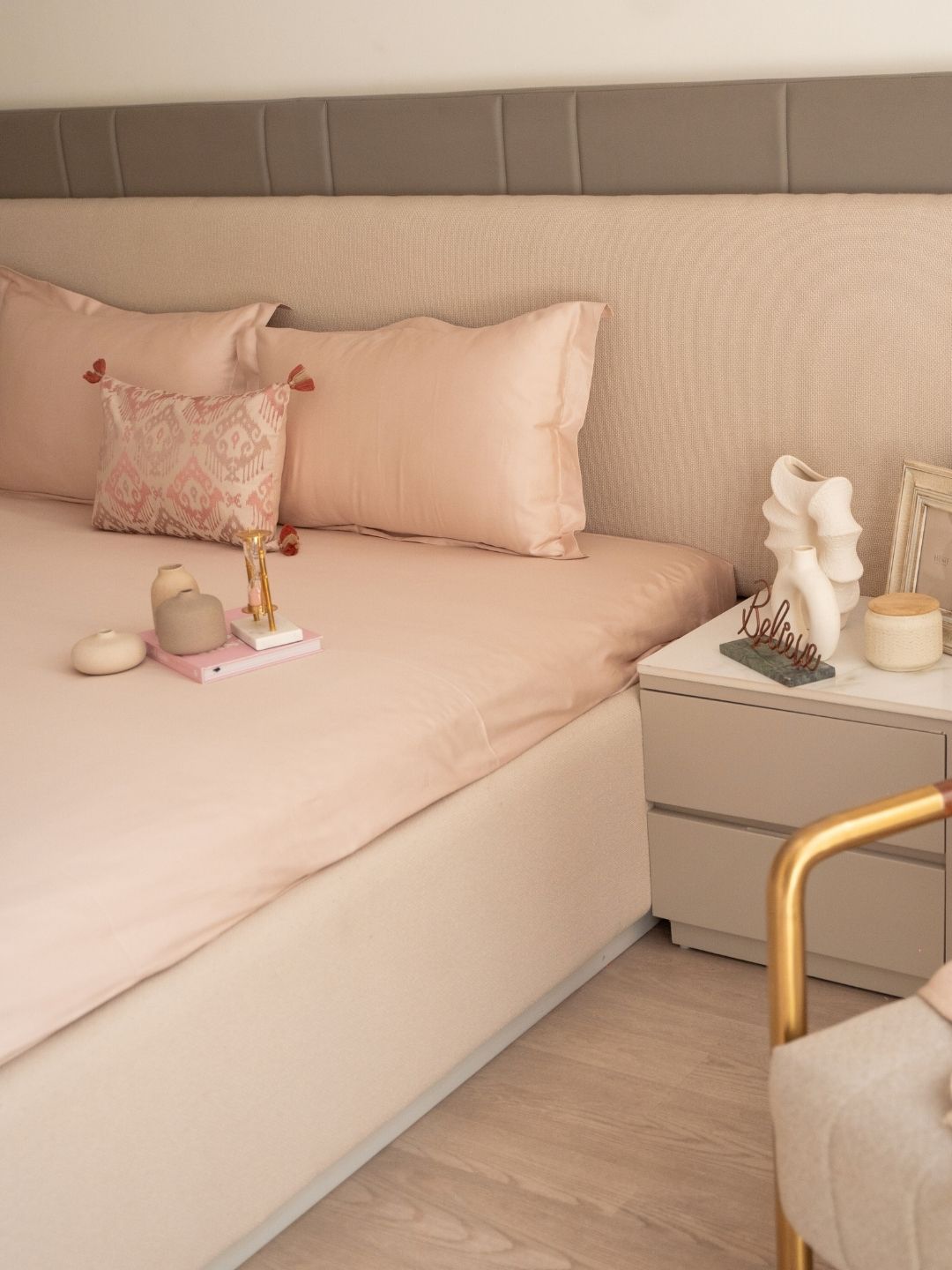 Perth Buff Treasure Bedsheet Set
