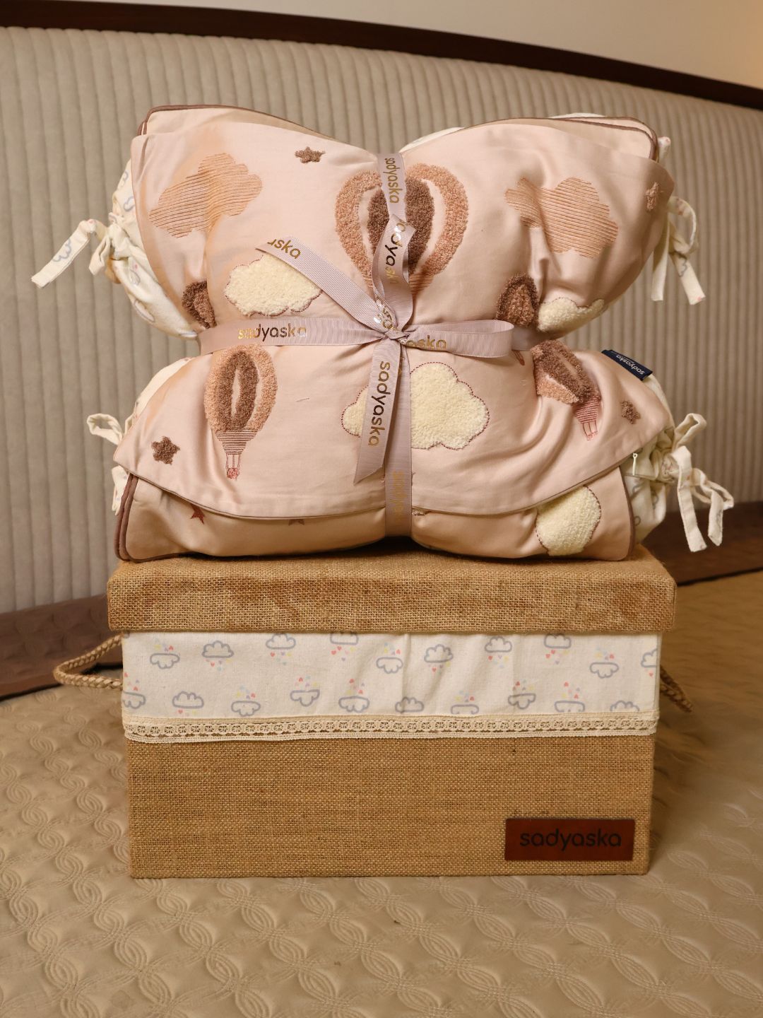 Twinkle Puff Baby Bedding Set (9 PC Set)