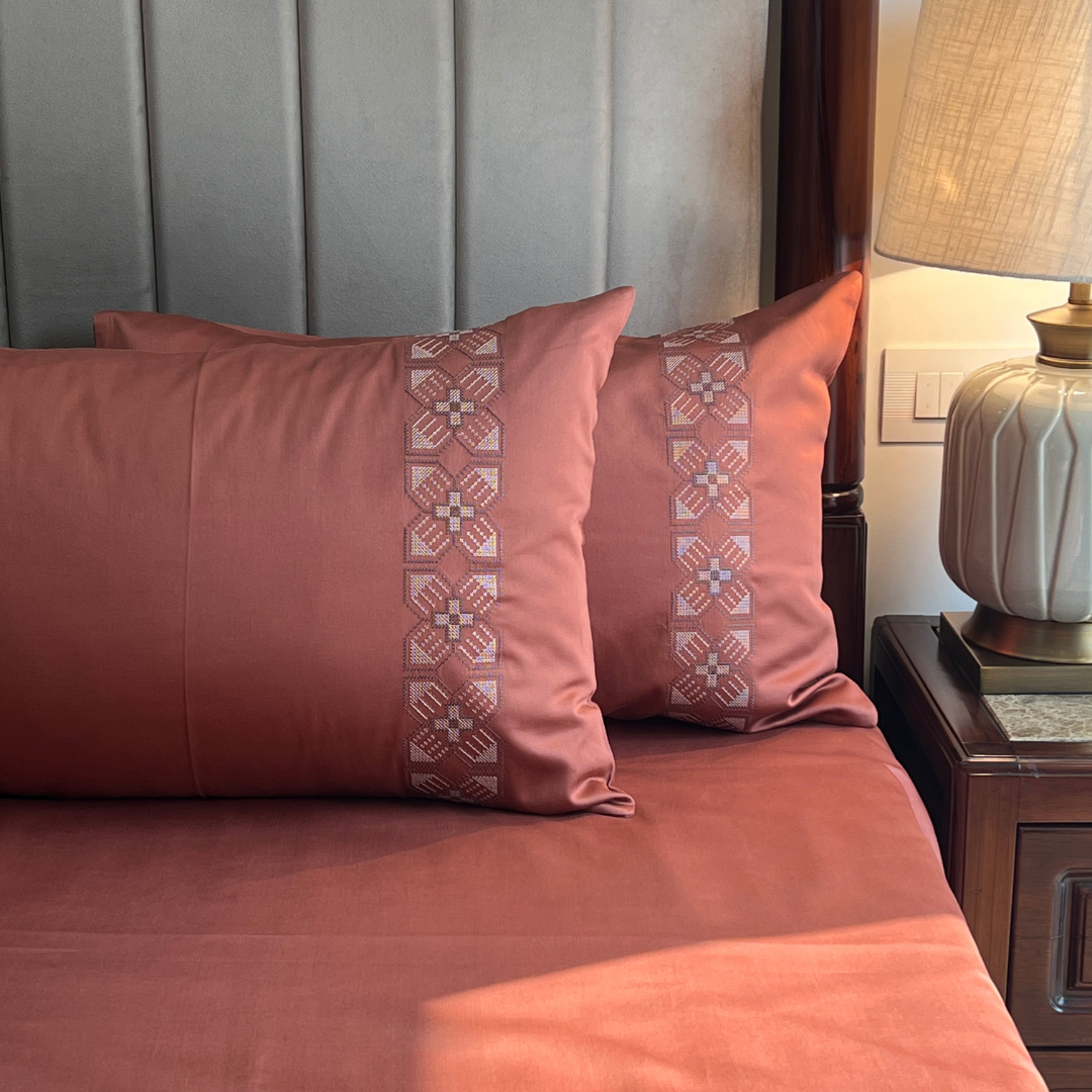 Allure Terracotta Dreams Bedsheet