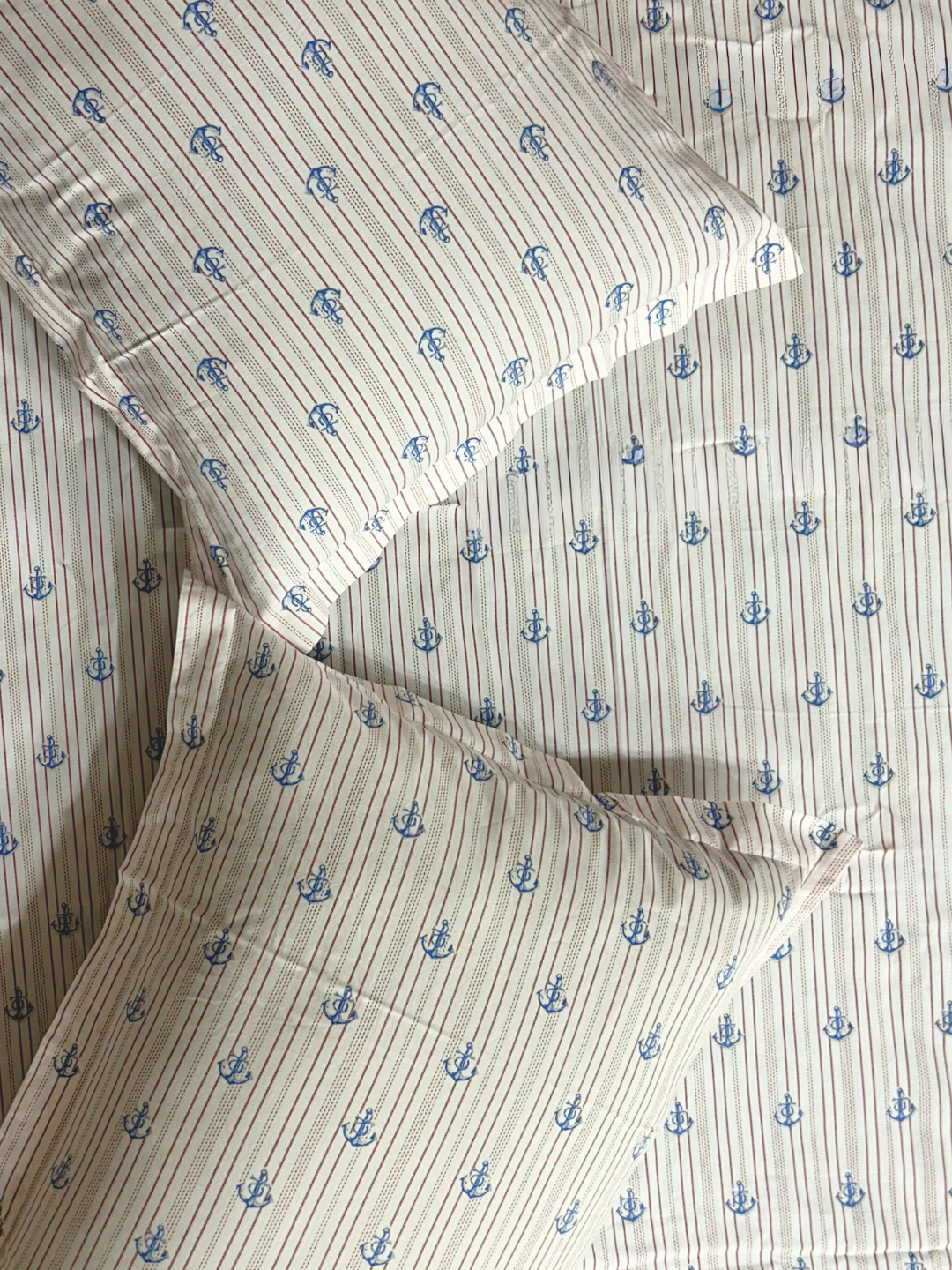 Anchor Bay Ivory Printed Cotton Kids Bedsheet Set